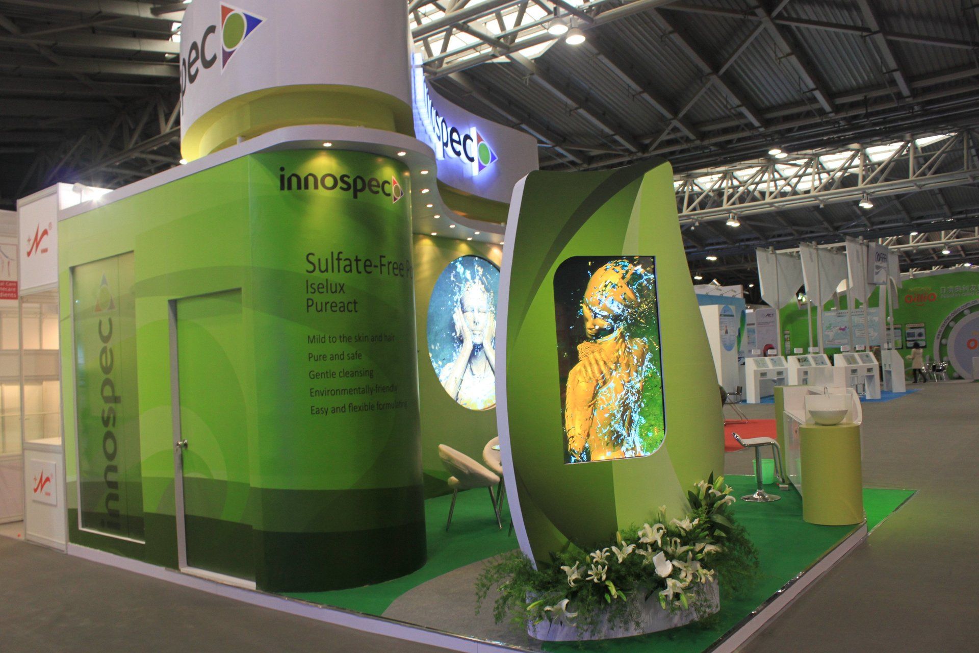 Innospec @ PCHi 2012. Booth designed and built by Essential Global Fairs.