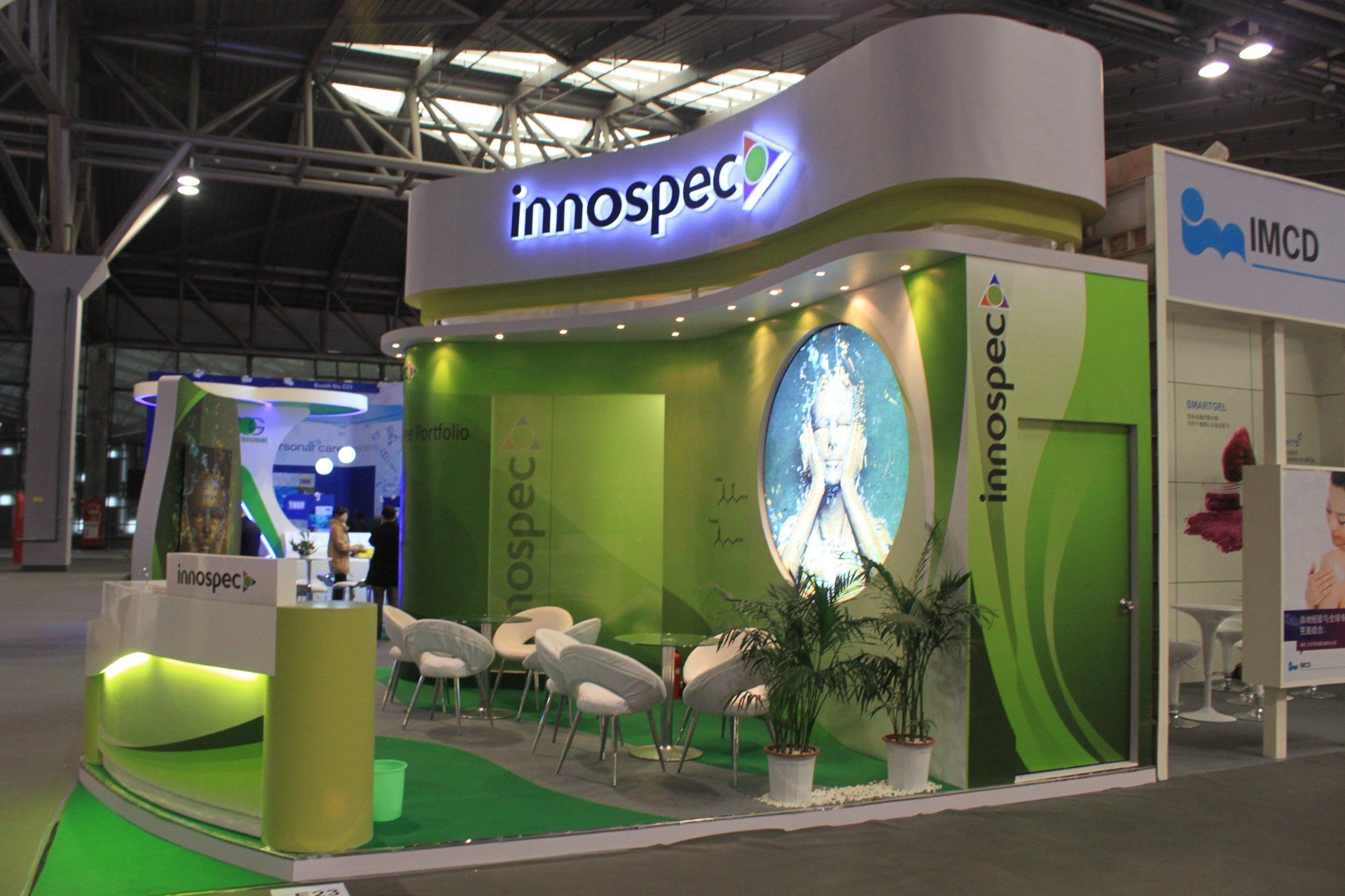 Innospec @ PCHi 2012. Booth designed and built by Essential Global Fairs.