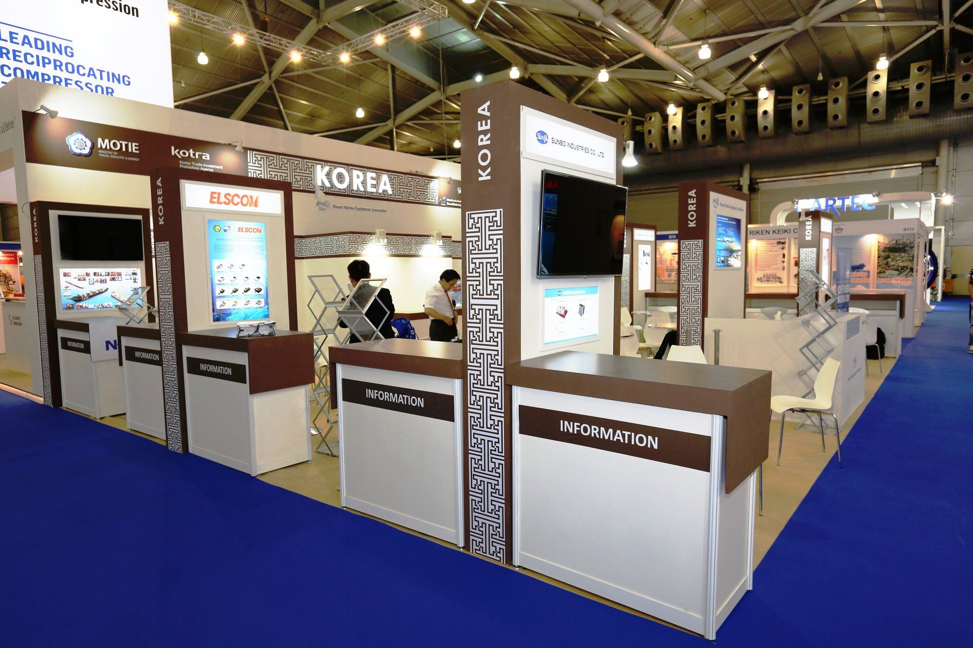 Korea Pavilion @ Gastech 2015. Booth designed and built by Essential Global Fairs.