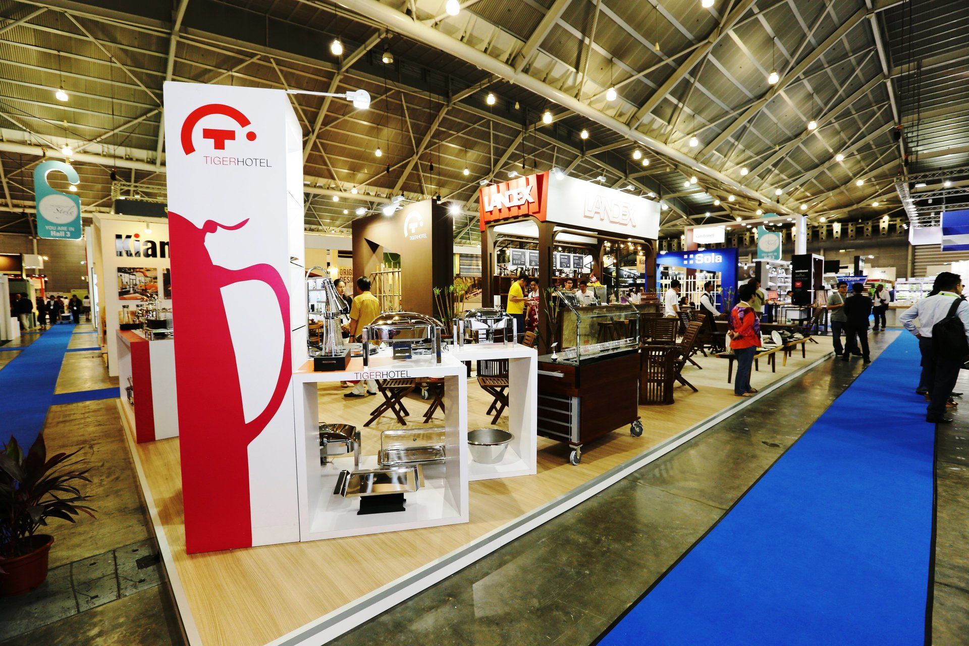Landex @ Food & Hotel Asia 2016. Booth designed and built by Essential Global Fairs.
