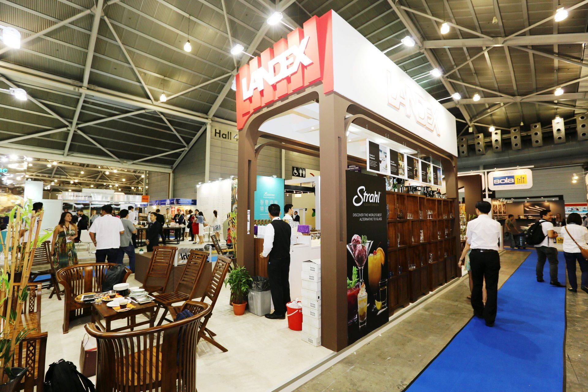 Landex @ Food & Hotel Asia 2016. Booth designed and built by Essential Global Fairs.