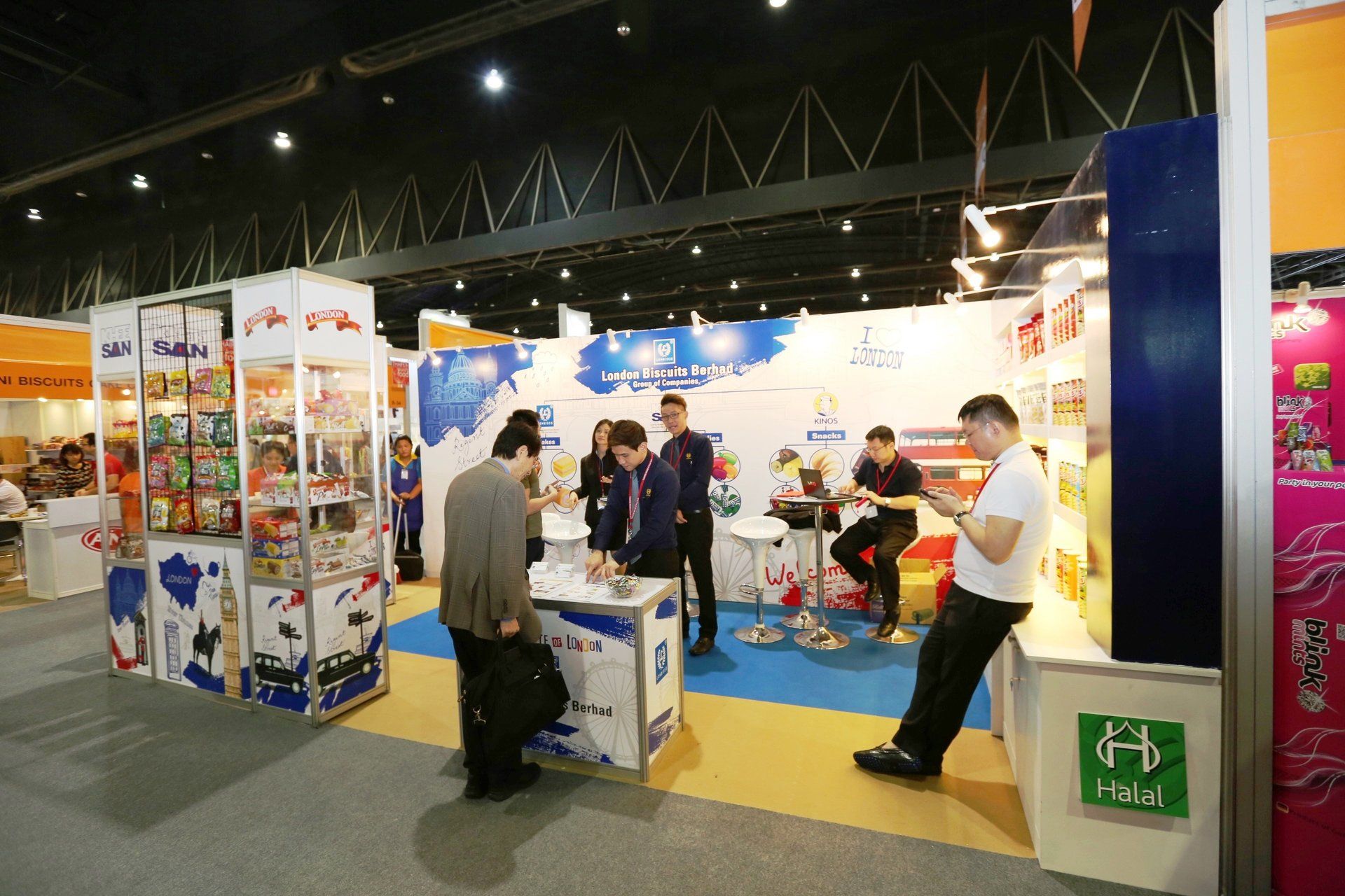 London Biscuits @ Thaifex 2014. Booth designed and built by Essential Global Fairs.