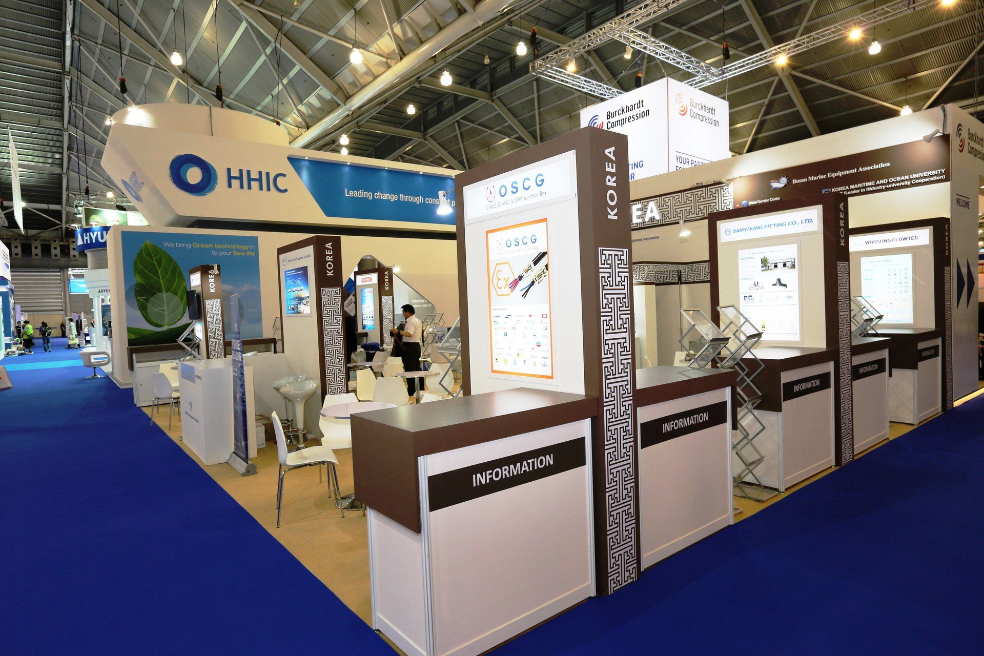 Korea Pavilion @ Gastech 2015. Booth designed and built by Essential Global Fairs.