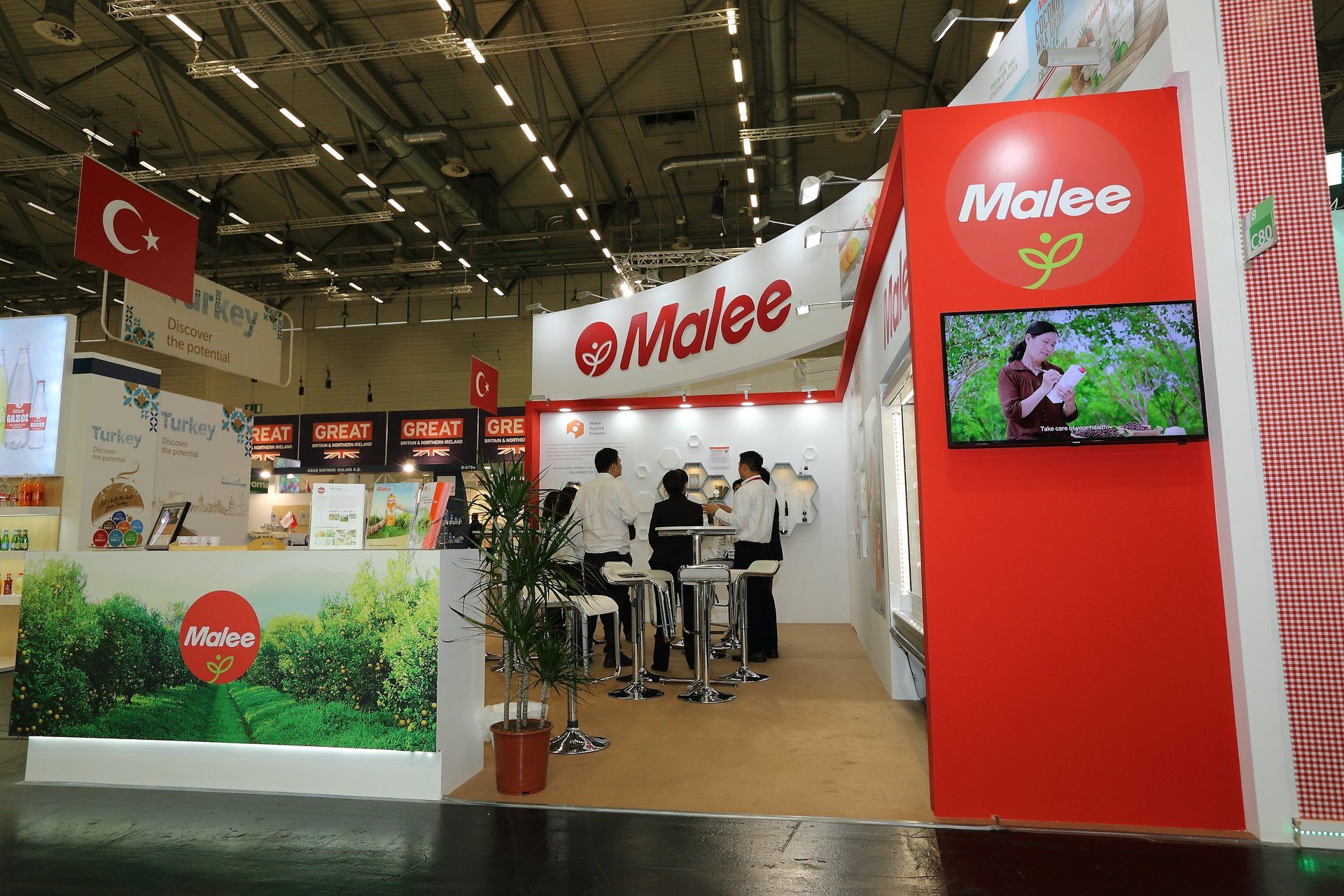 Malee Group @ Anuga 2017. Booth designed and built by Essential Global Fairs.