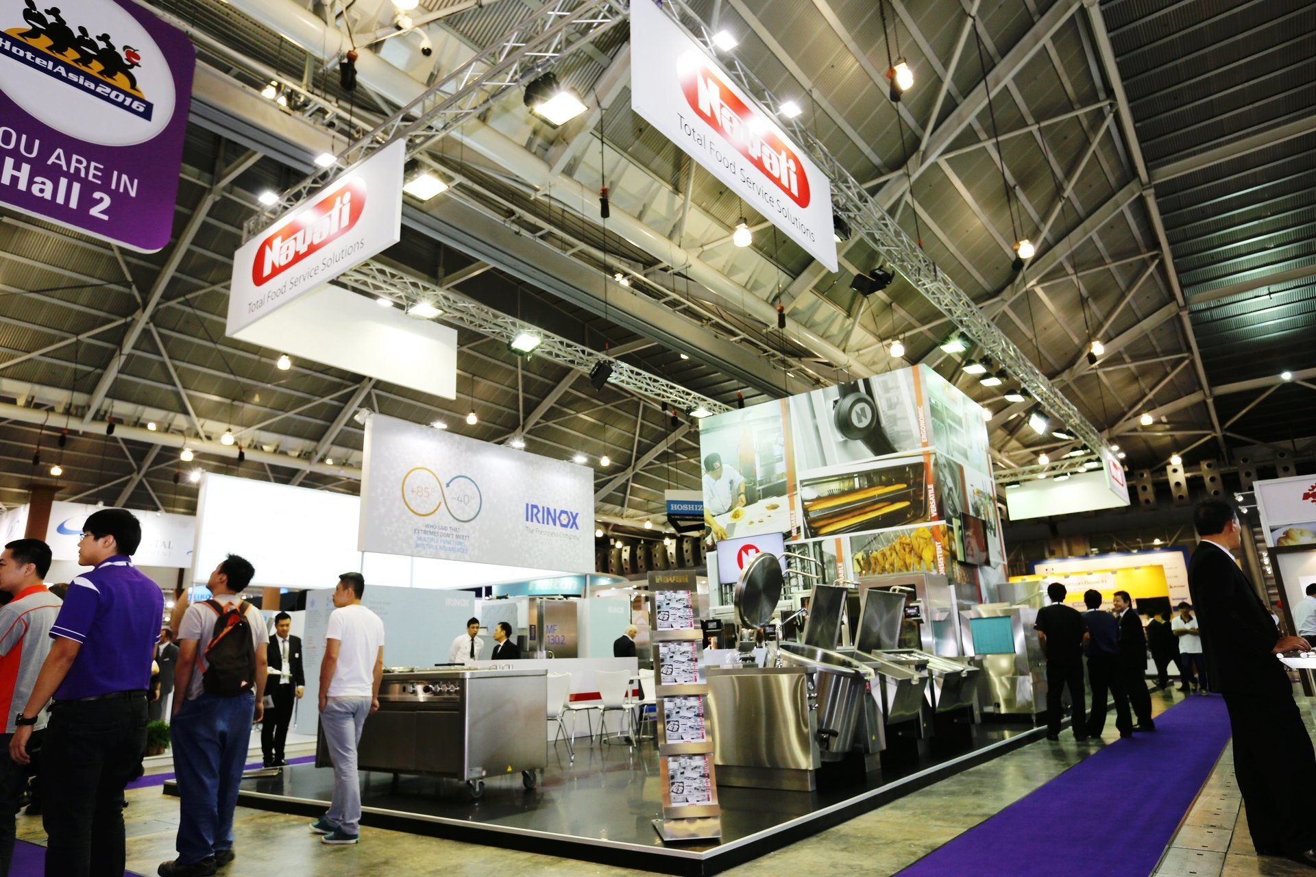 Nayati @ Food & Hotel Asia 2016. Booth designed and built by Essential Global Fairs.