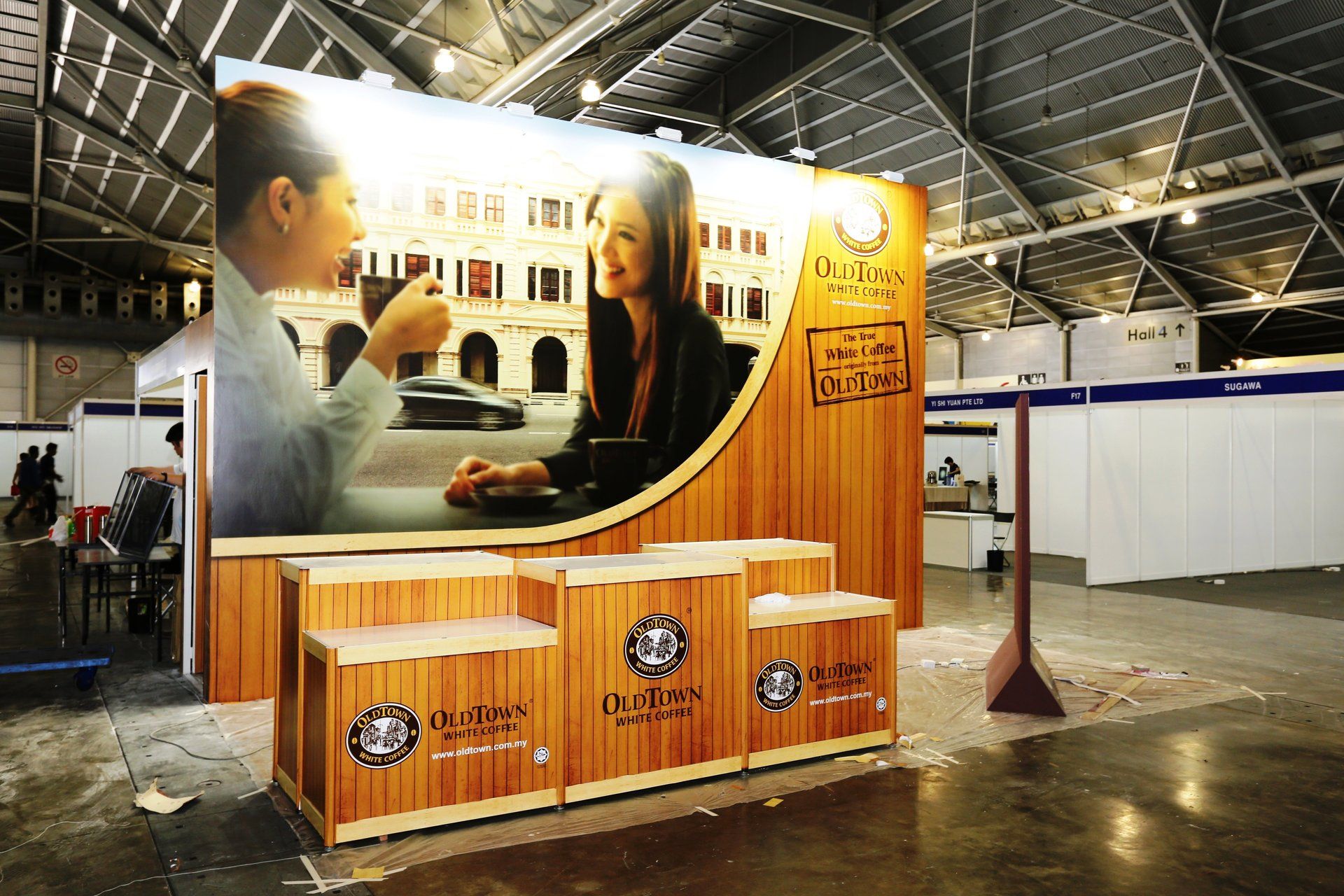 Oldtown Coffee @ World Food Fair 2016. Booth designed and built by Essential Global Fairs.