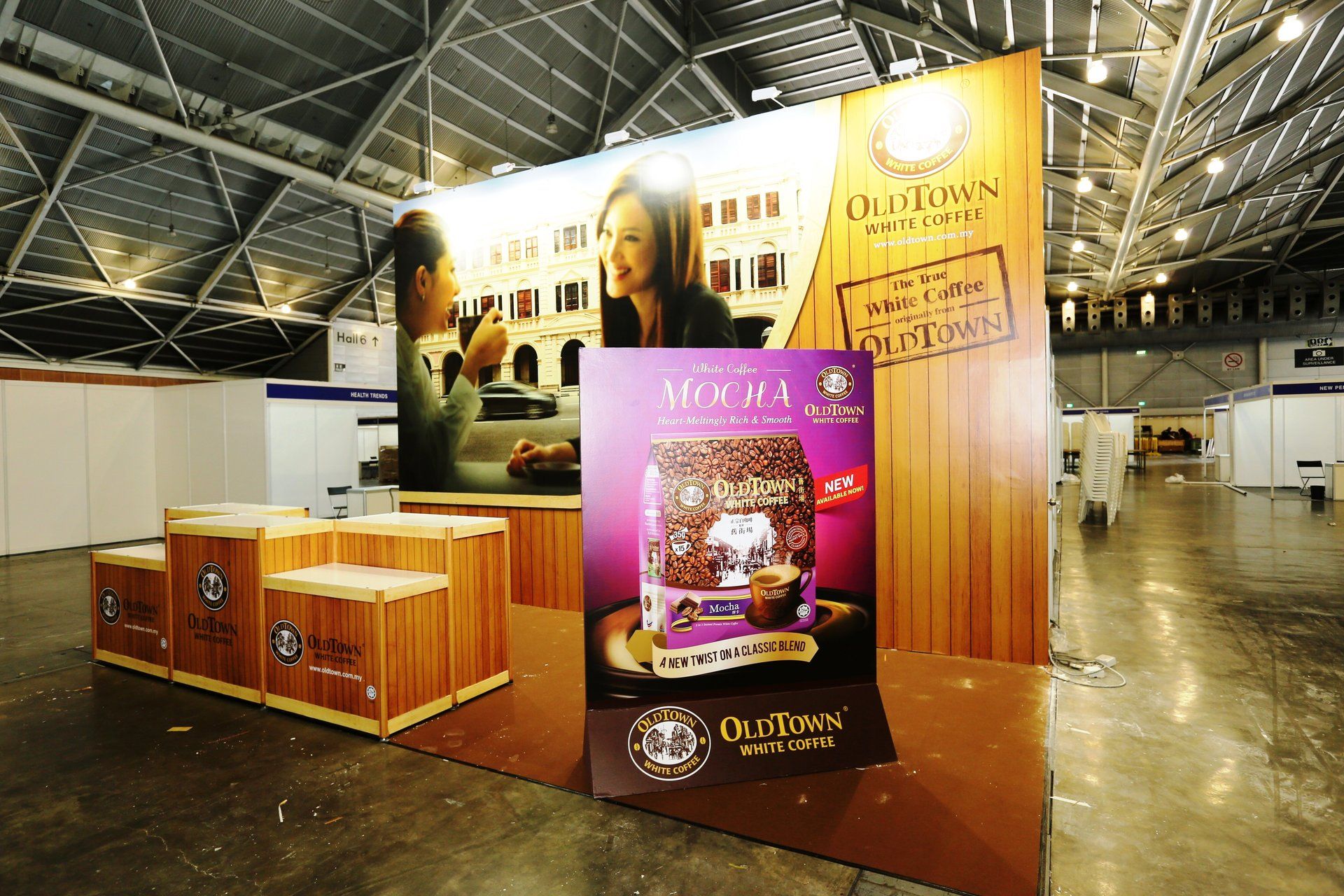 Oldtown Coffee @ World Food Fair 2016. Booth designed and built by Essential Global Fairs.