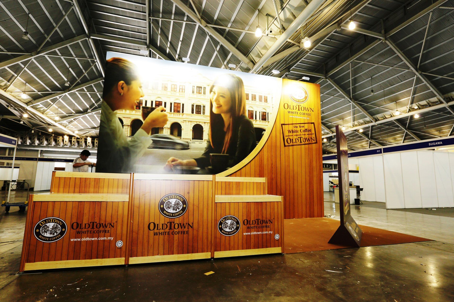 Oldtown Coffee @ World Food Fair 2016. Booth designed and built by Essential Global Fairs.