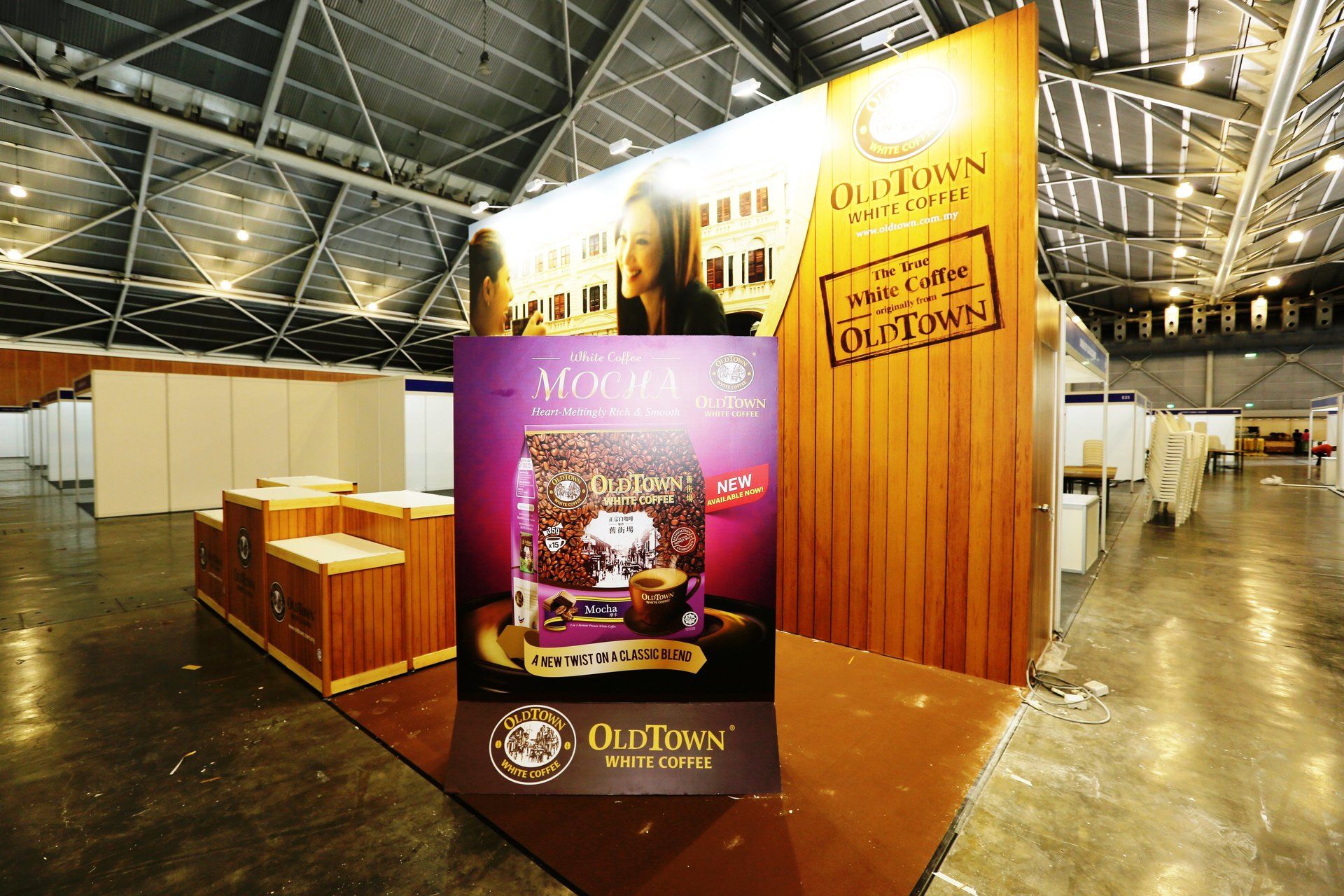 Oldtown Coffee @ World Food Fair 2016. Booth designed and built by Essential Global Fairs.