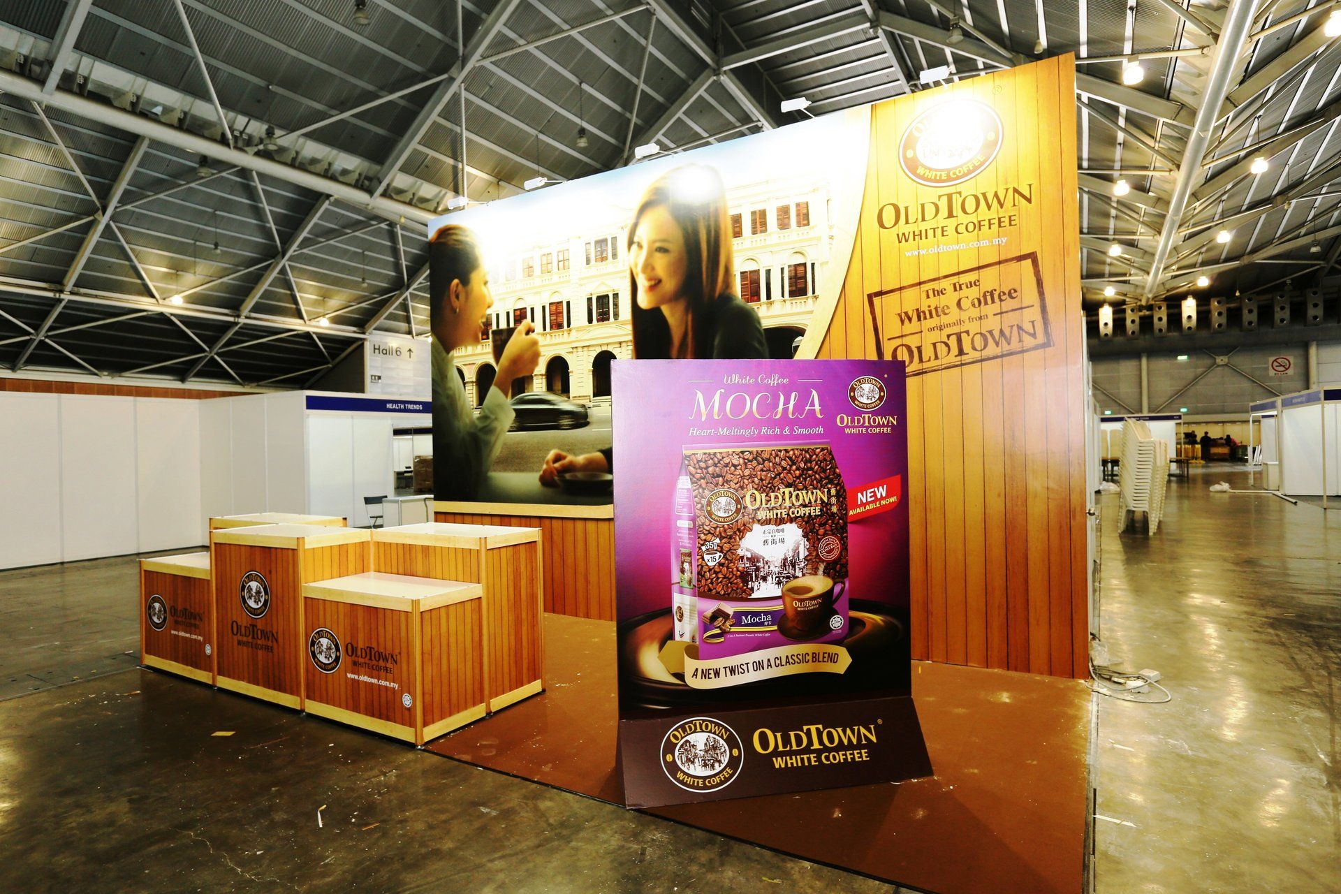 Oldtown Coffee @ World Food Fair 2016. Booth designed and built by Essential Global Fairs.