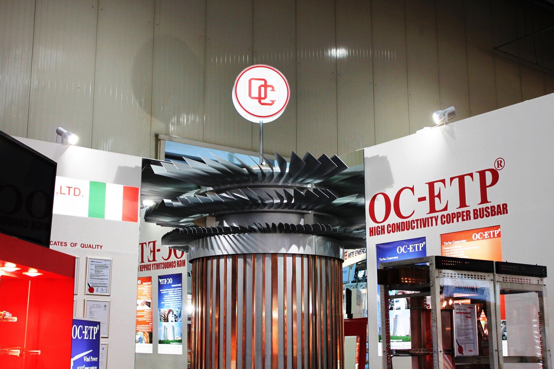 Oriental Copper @ Hannover Messe 2011. Booth designed and built by Essential Global Fairs.