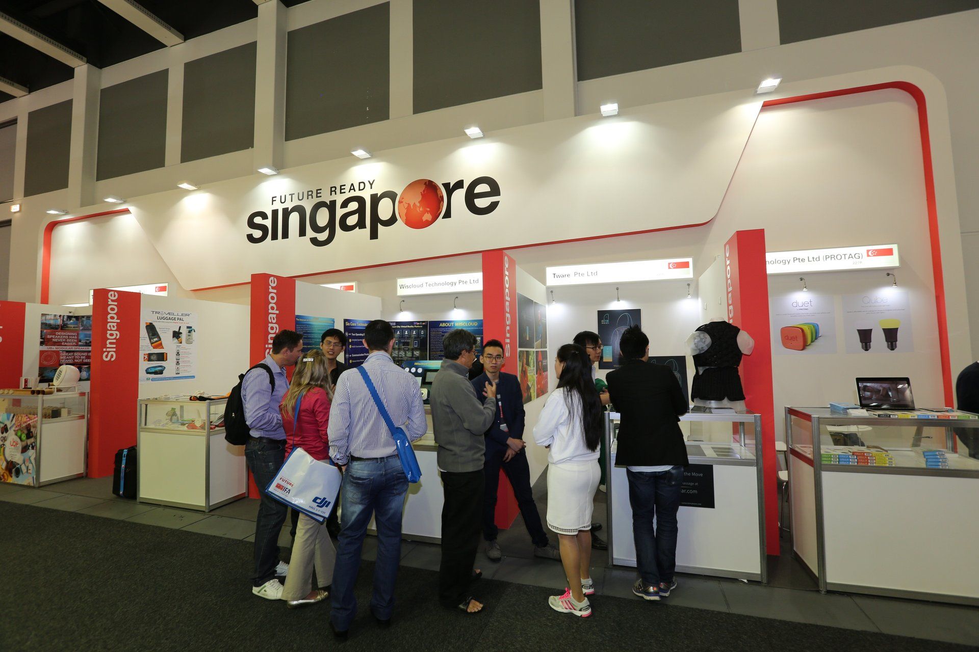 Singapore Pavilion @ IFA 2015. Booth designed and built by Essential Global Fairs.