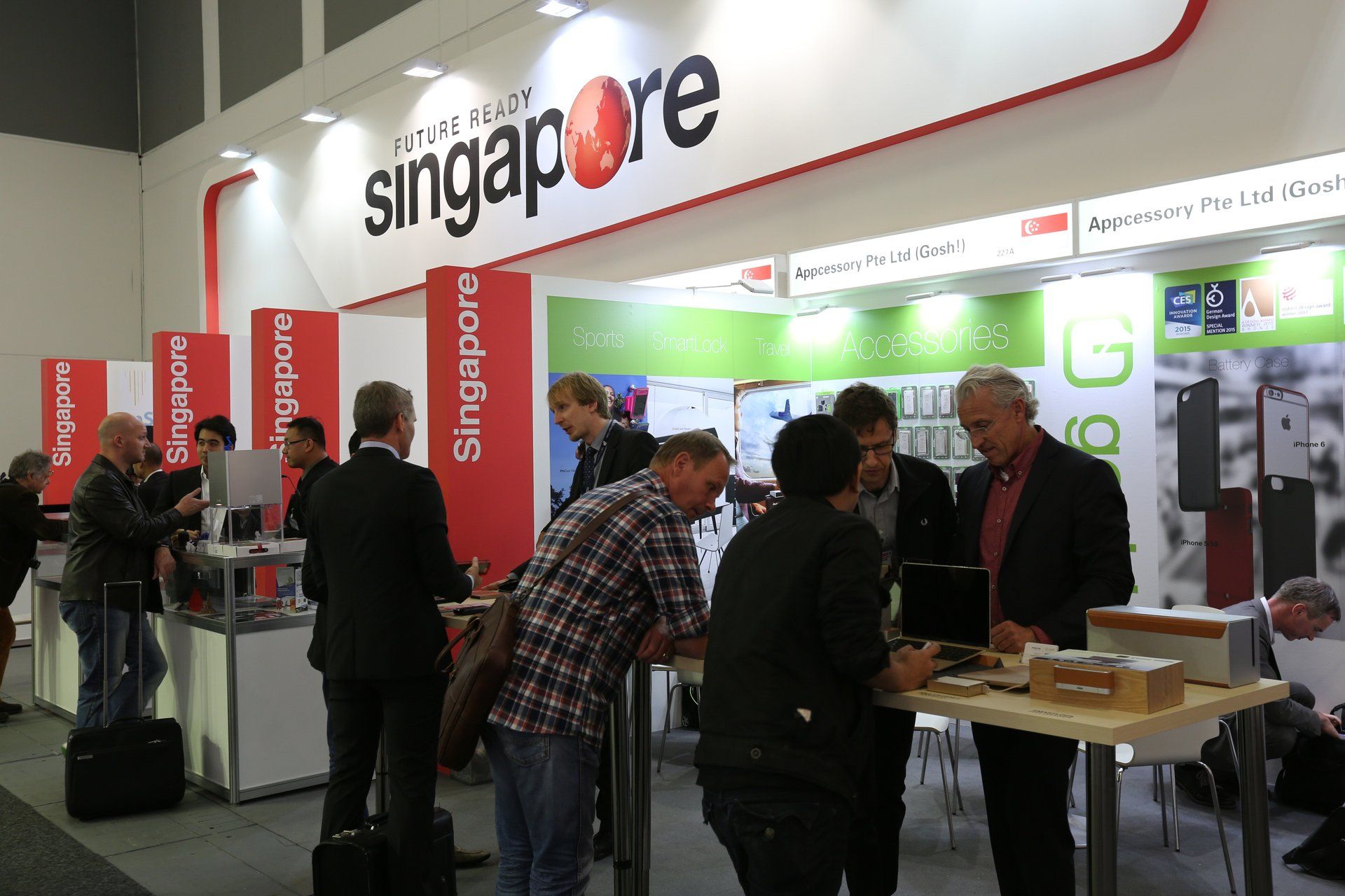 Singapore Pavilion @ IFA 2015. Booth designed and built by Essential Global Fairs.