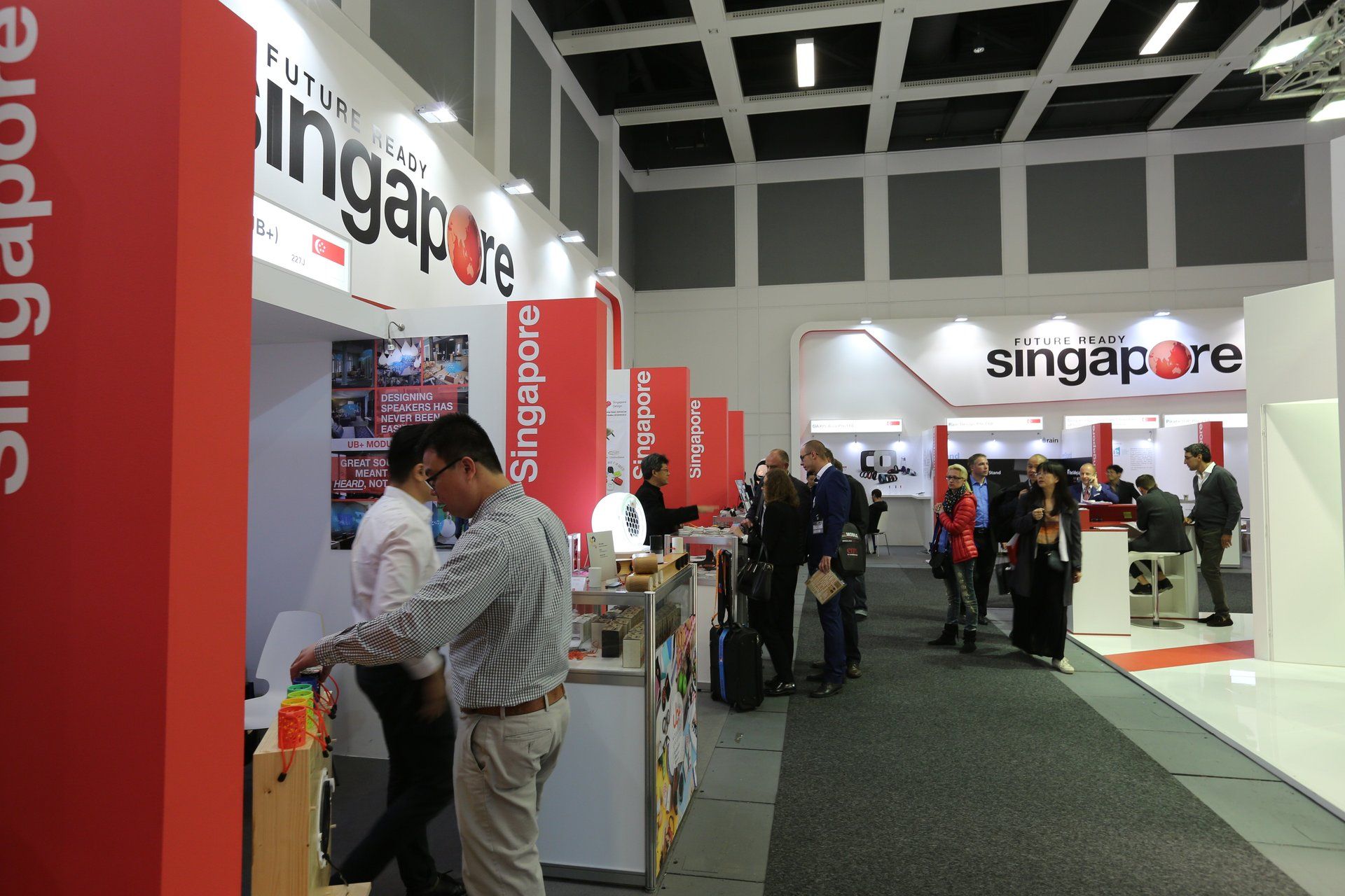 Singapore Pavilion @ IFA 2015. Booth designed and built by Essential Global Fairs.