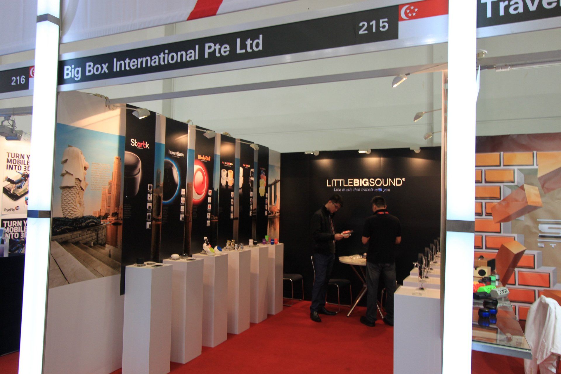Singapore Pavilion @ CeBIT 2013. Booth designed and built by Essential Global Fairs.