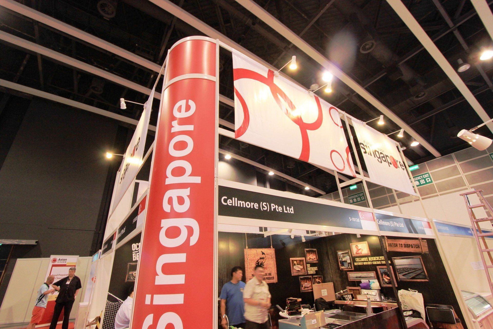 Singapore Pavilion @ Seafood Expo Asia 2013. Booth designed and built by Essential Global Fairs.