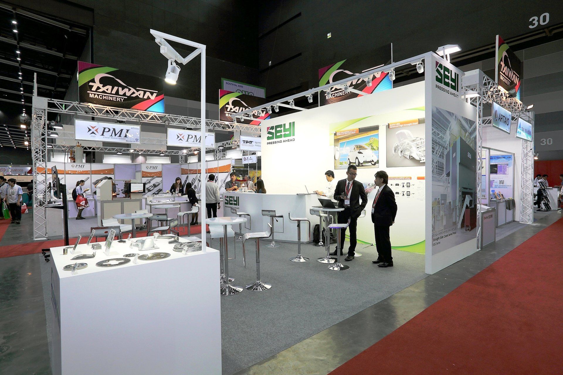 Taiwan Pavilion @ Metalex 2017. Booth designed and built by Essential Global Fairs.