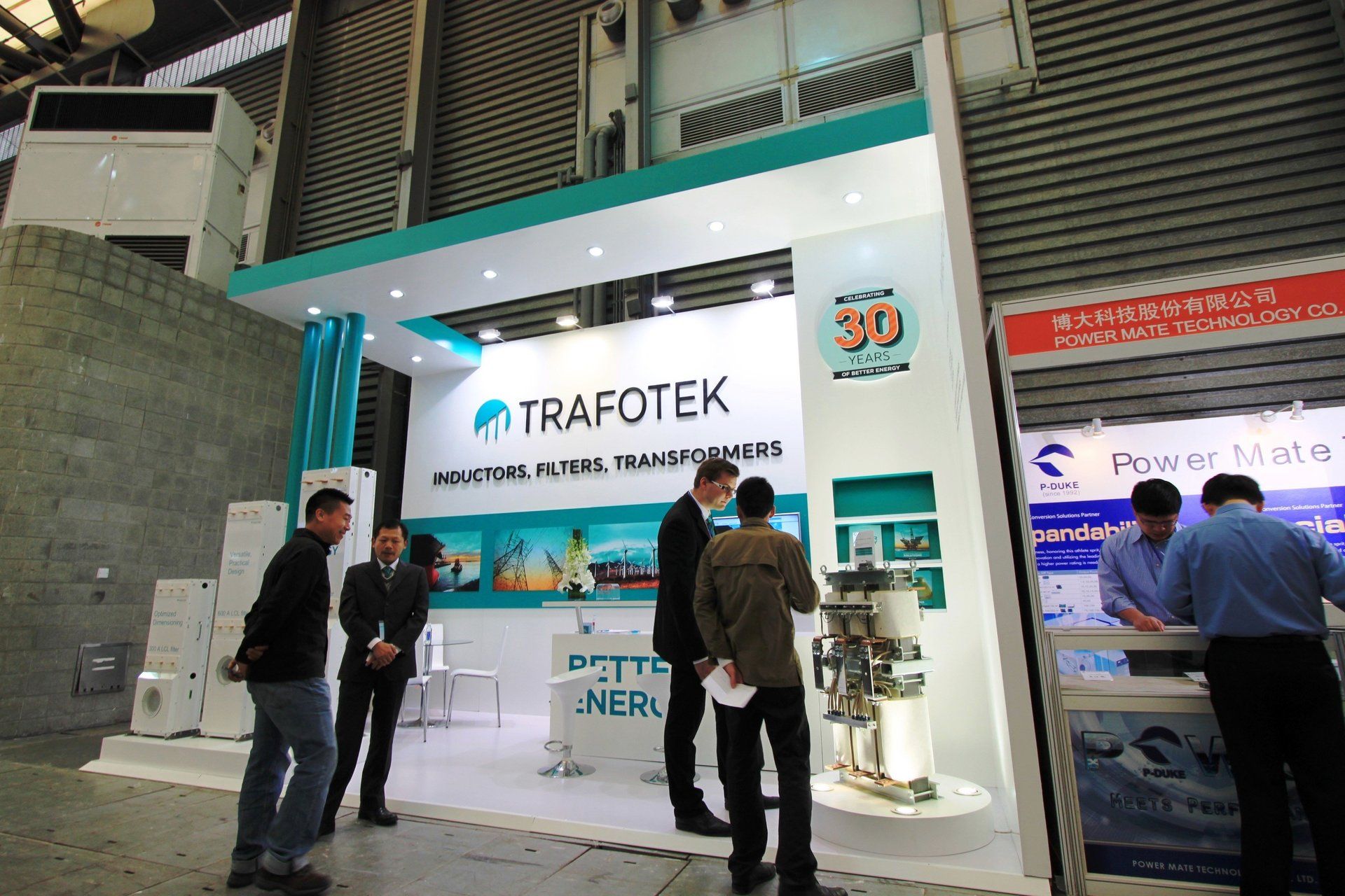 Trafotek @ China International Industry Fair 2013. Booth designed and built by Essential Global Fairs.