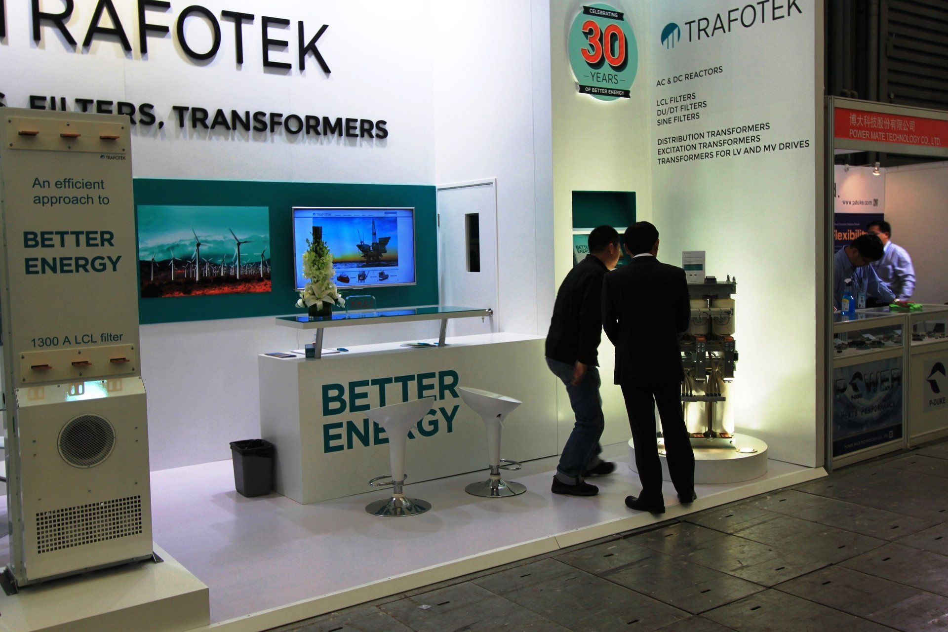 Trafotek @ China International Industry Fair 2013. Booth designed and built by Essential Global Fairs.