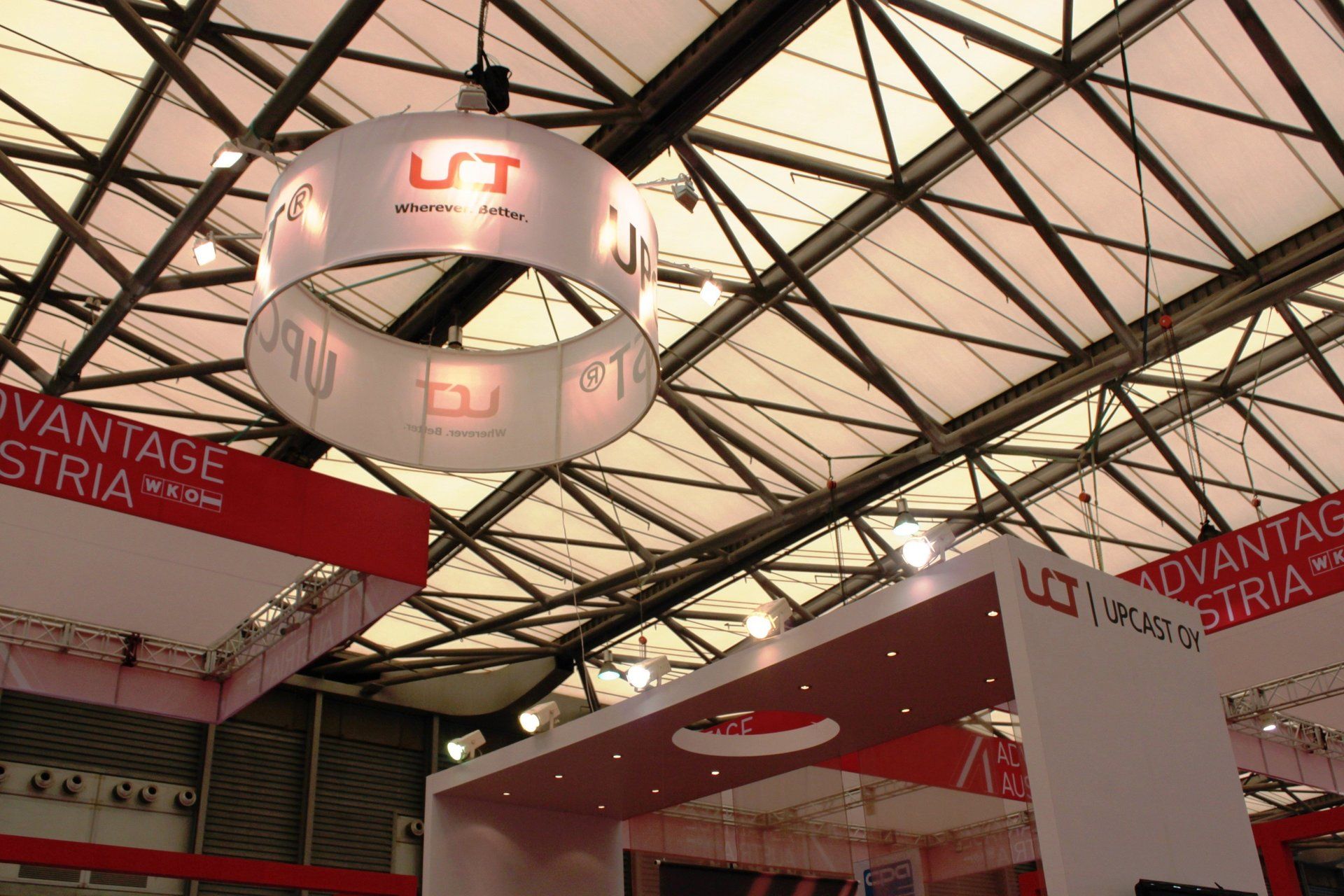 Upcast @ WIRE China 2010. Booth designed and built by Essential Global Fairs.