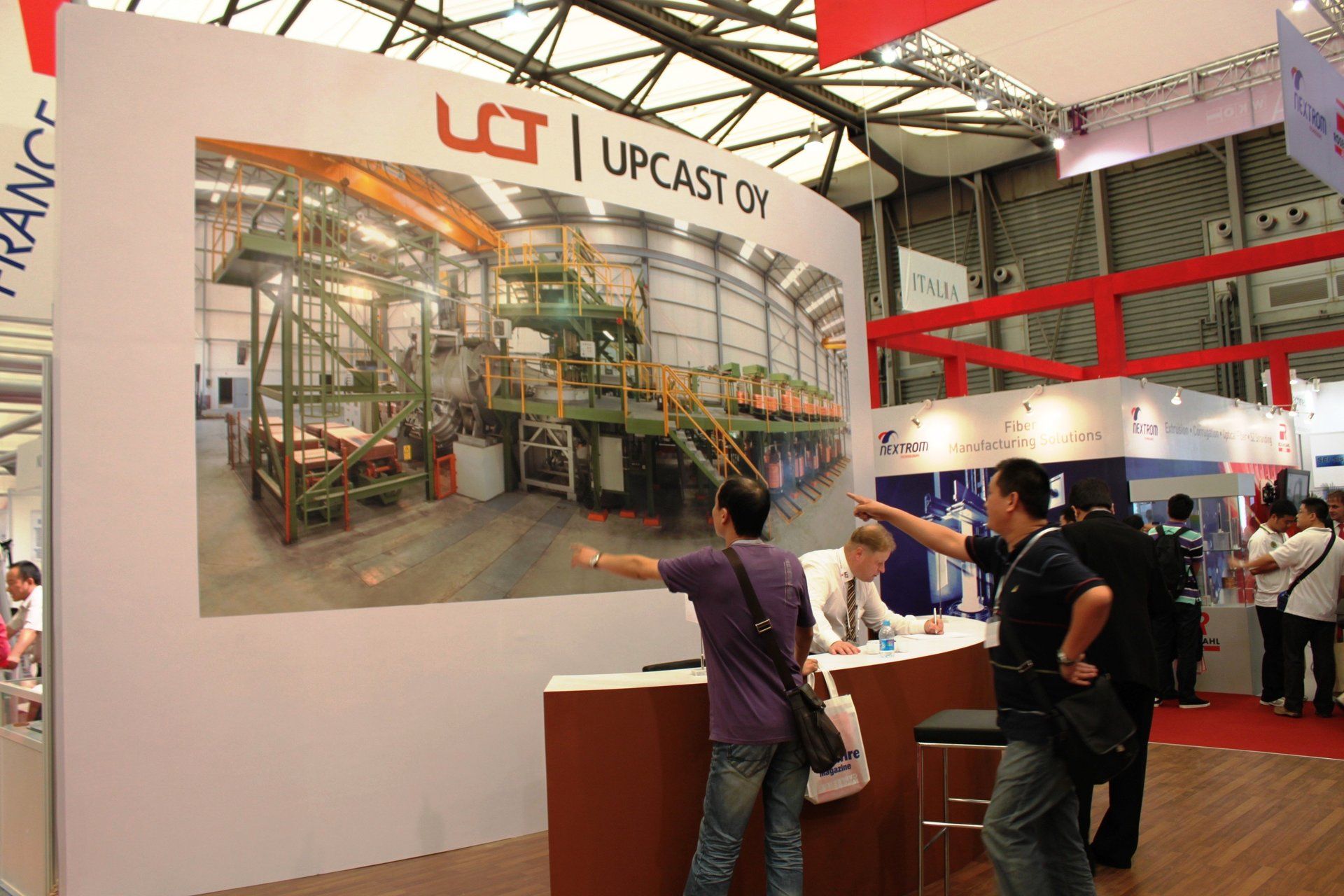 Upcast @ WIRE China 2010. Booth designed and built by Essential Global Fairs.