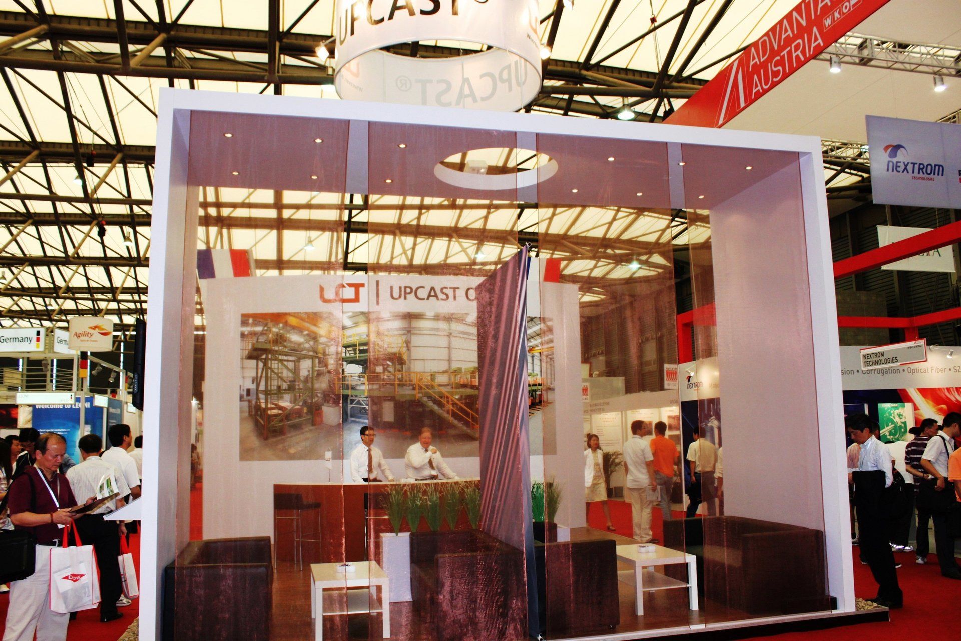 Upcast @ WIRE China 2010. Booth designed and built by Essential Global Fairs.