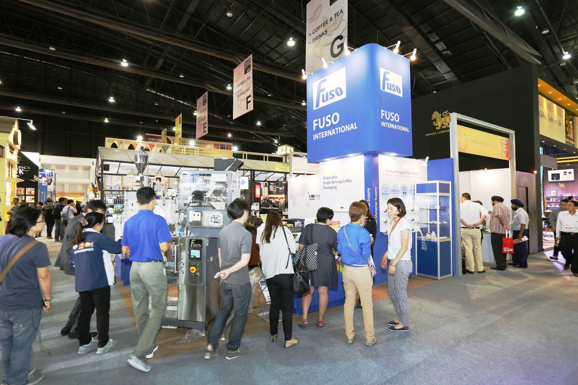 Fuso International @ Thaifex 2015. Booth designed and built by Essential Global Fairs.