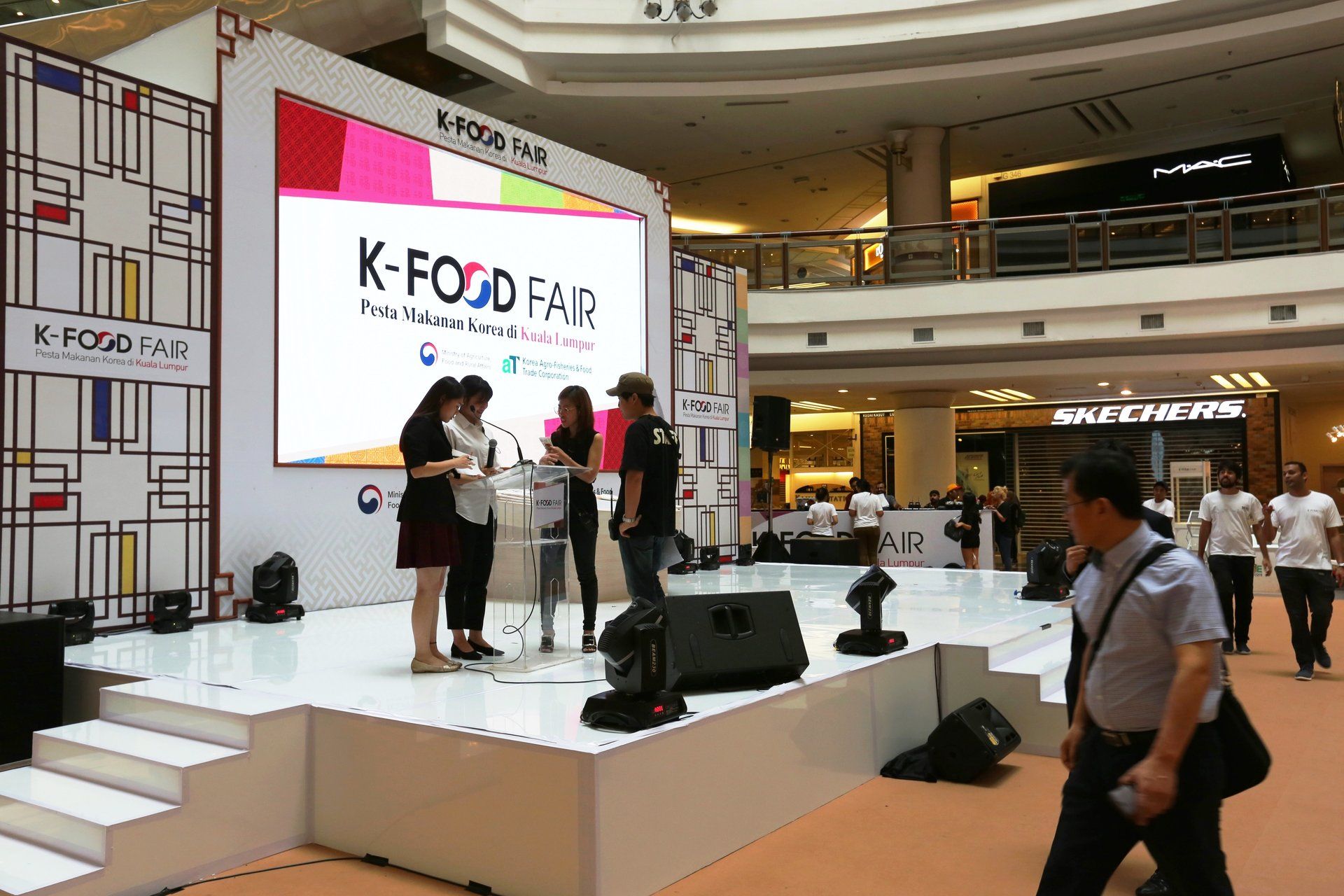 K-Food Fair 2016 @ Malaysia. Booth designed and built by Essential Global Fairs.