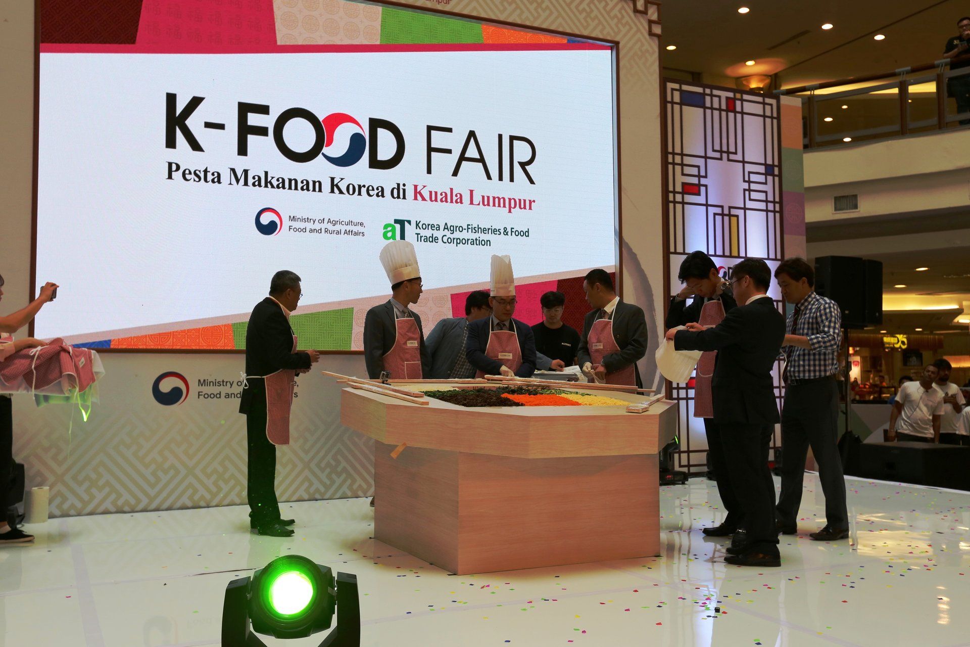 K-Food Fair 2016 @ Malaysia. Booth designed and built by Essential Global Fairs.