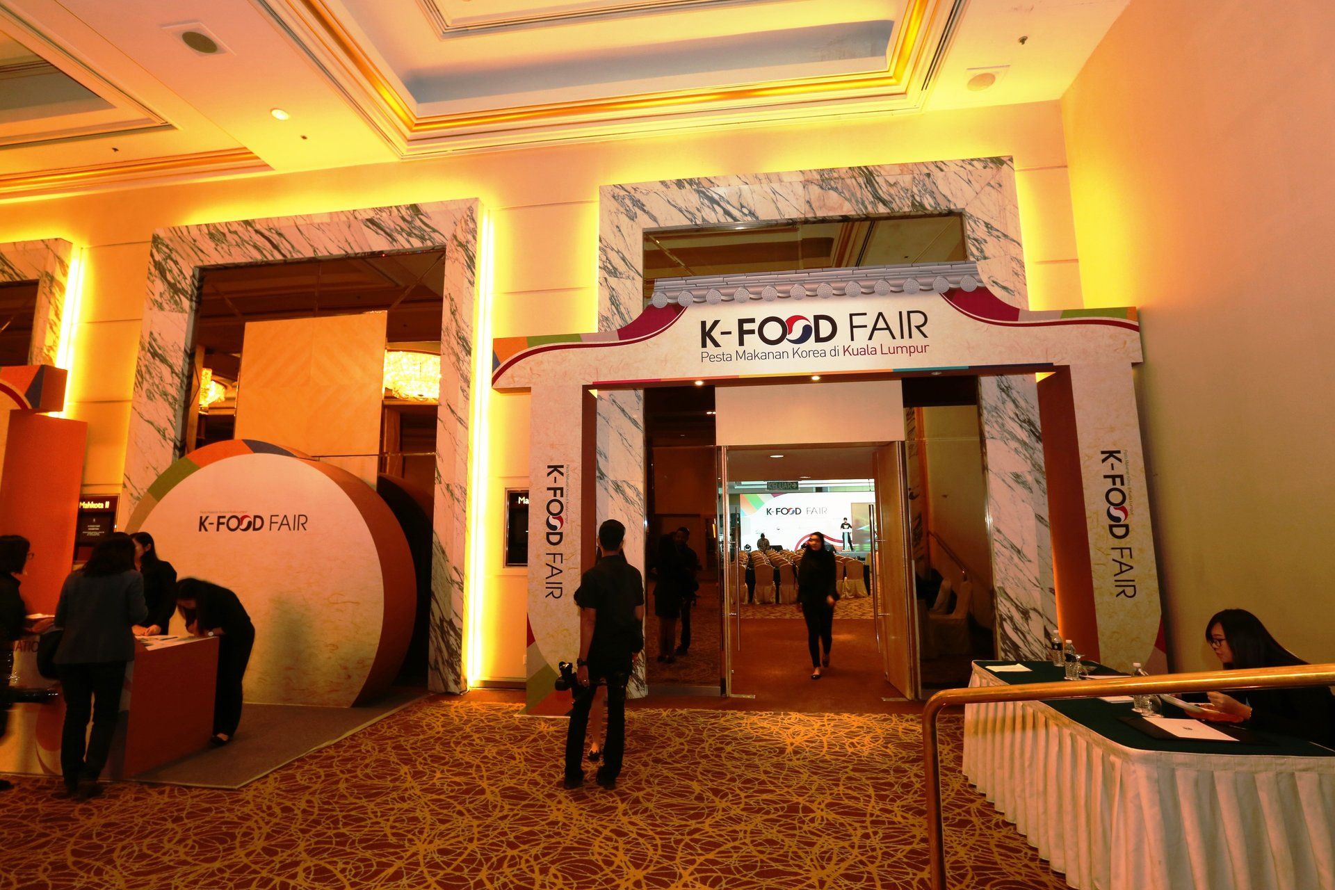 K-Food Fair 2016 @ Malaysia. Booth designed and built by Essential Global Fairs.