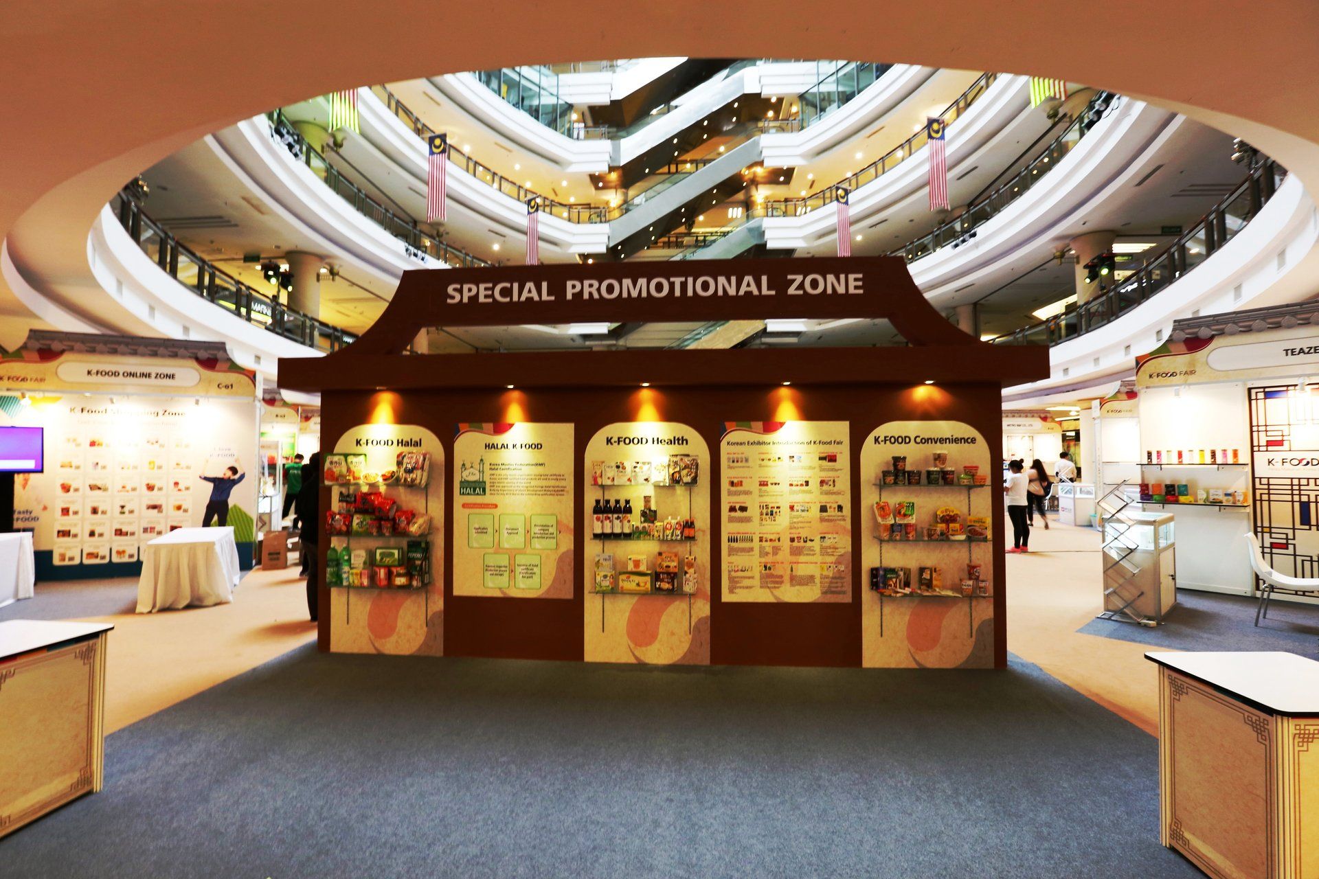 K-Food Fair 2016 @ Malaysia. Booth designed and built by Essential Global Fairs.