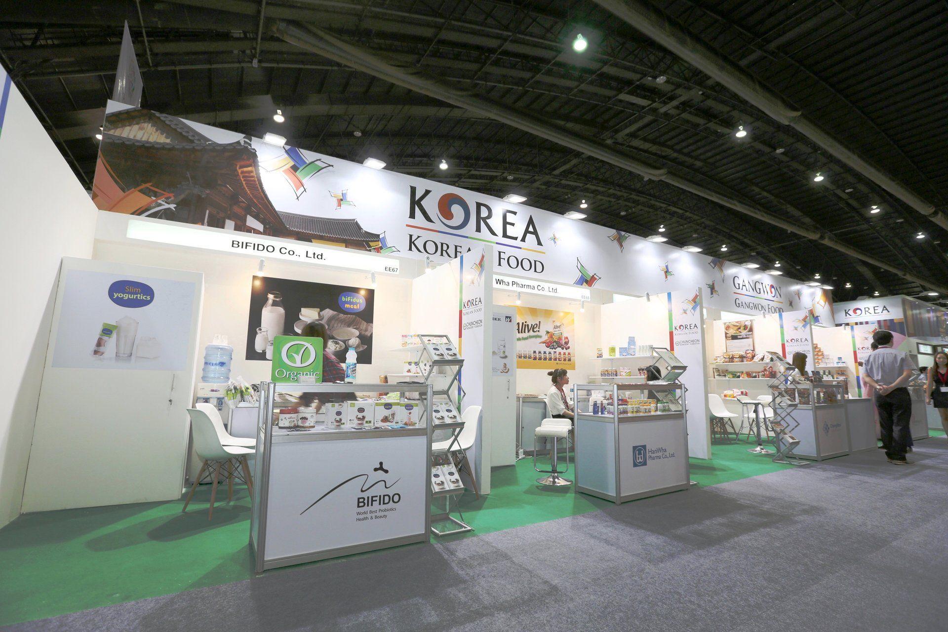 Korea Pavilion @ Thaifex 2015. Booth designed and built by Essential Global Fairs.