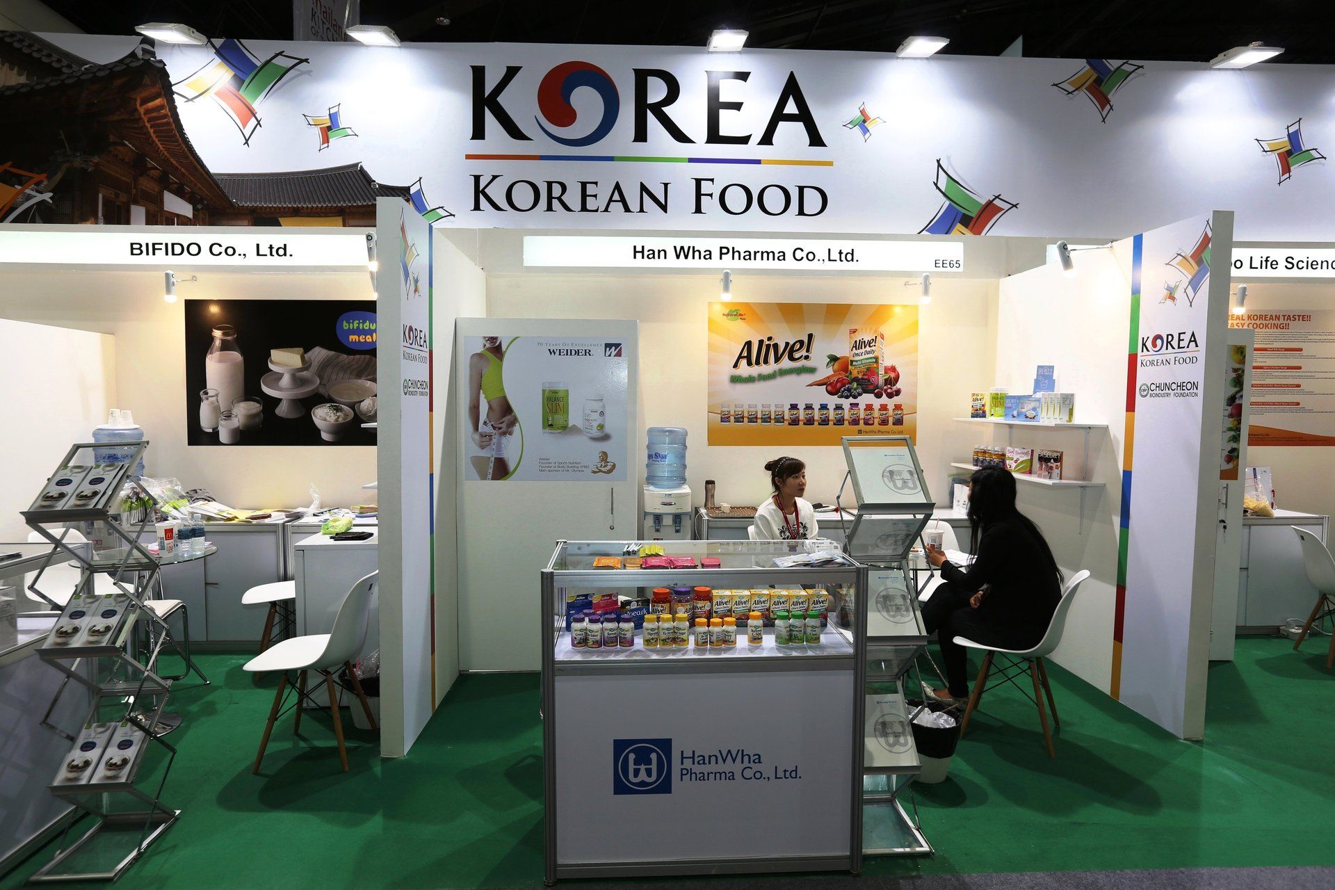 Korea Pavilion @ Thaifex 2015. Booth designed and built by Essential Global Fairs.