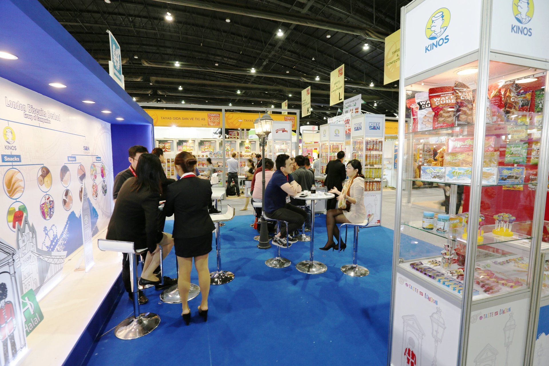 London Biscuits @ Thaifex 2015. Booth designed and built by Essential Global Fairs.