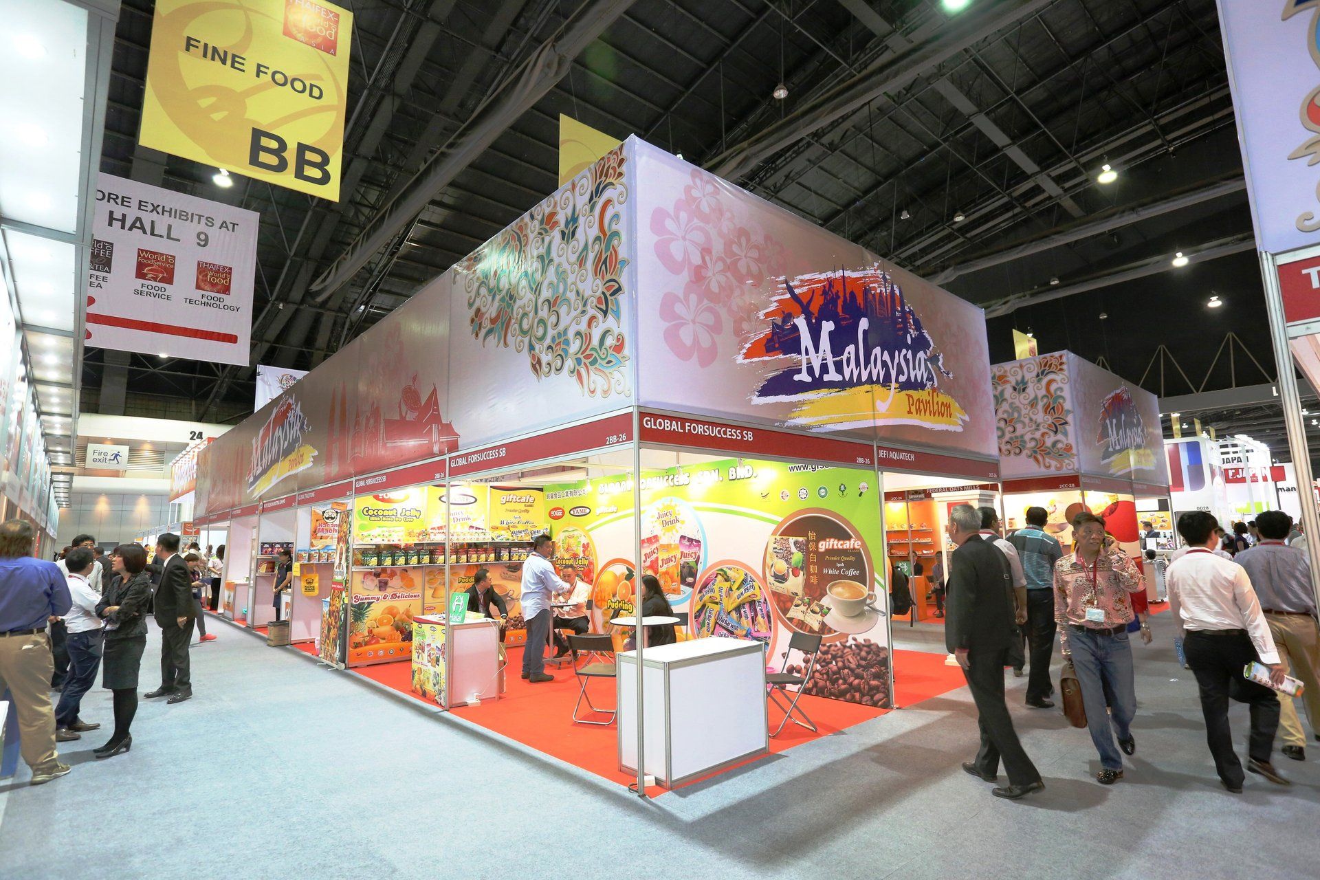 Malaysia Pavilion @ Thaifex 2015. Booth designed and built by Essential Global Fairs.