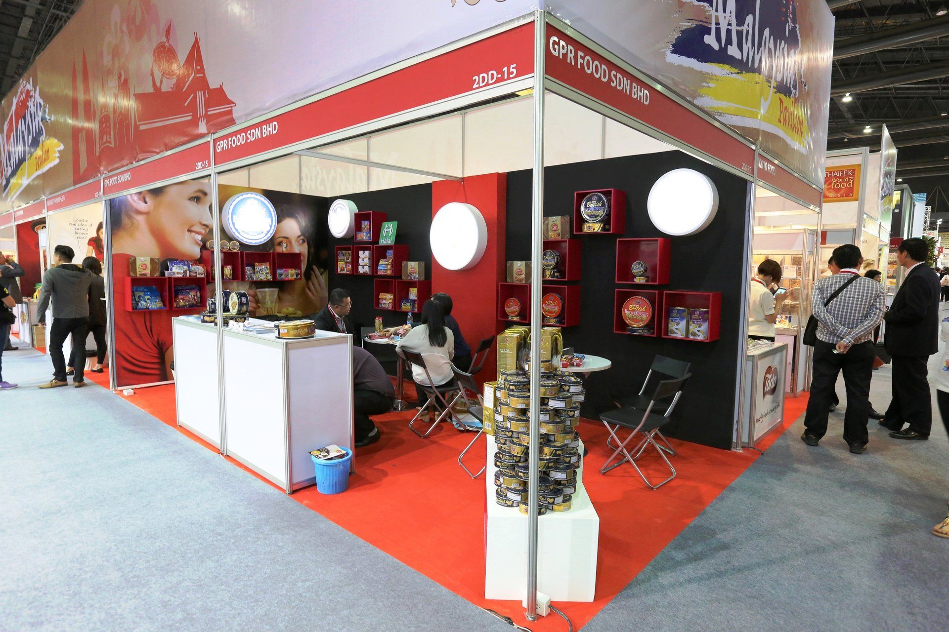 Malaysia Pavilion @ Thaifex 2015. Booth designed and built by Essential Global Fairs.