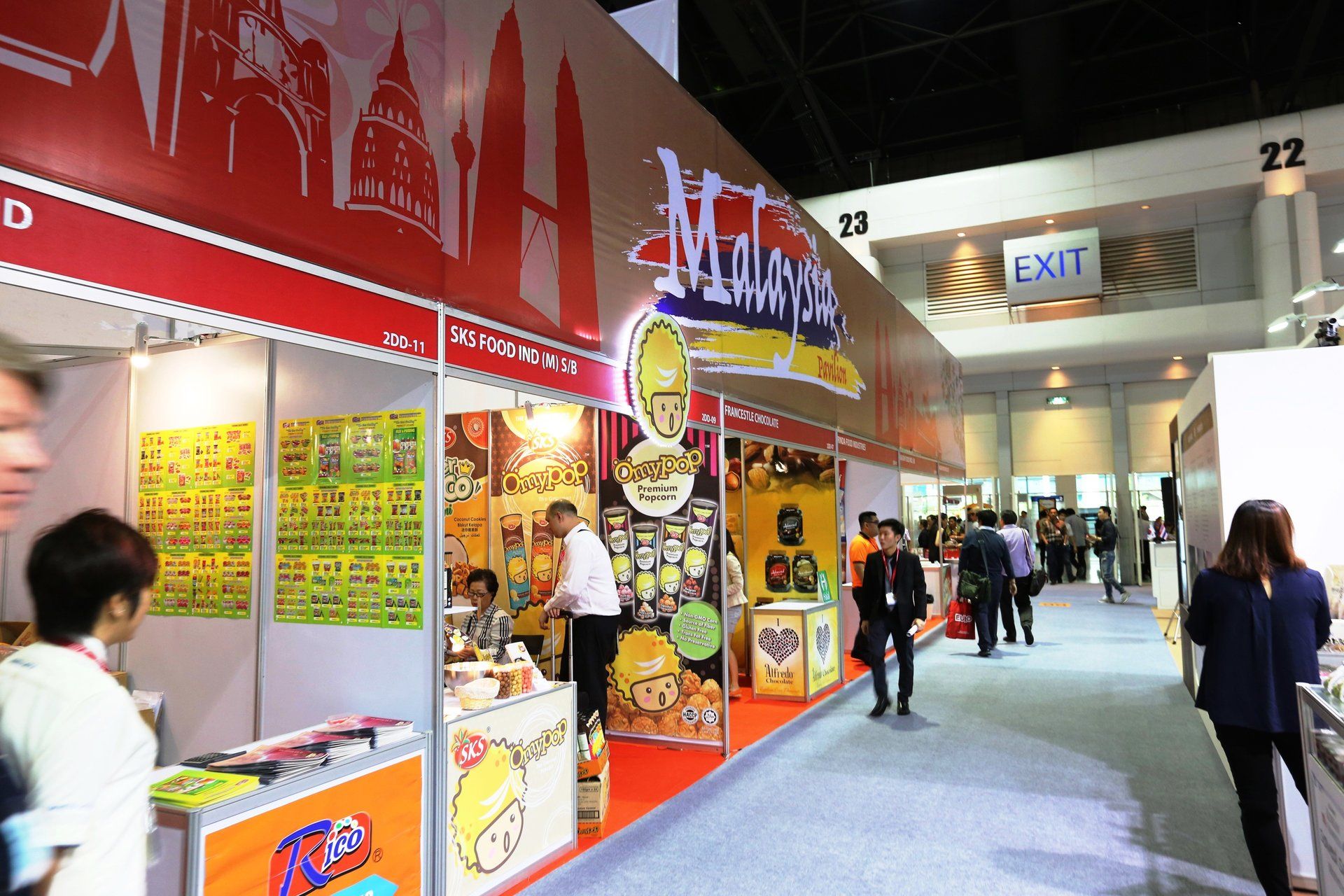 Malaysia Pavilion @ Thaifex 2015. Booth designed and built by Essential Global Fairs.