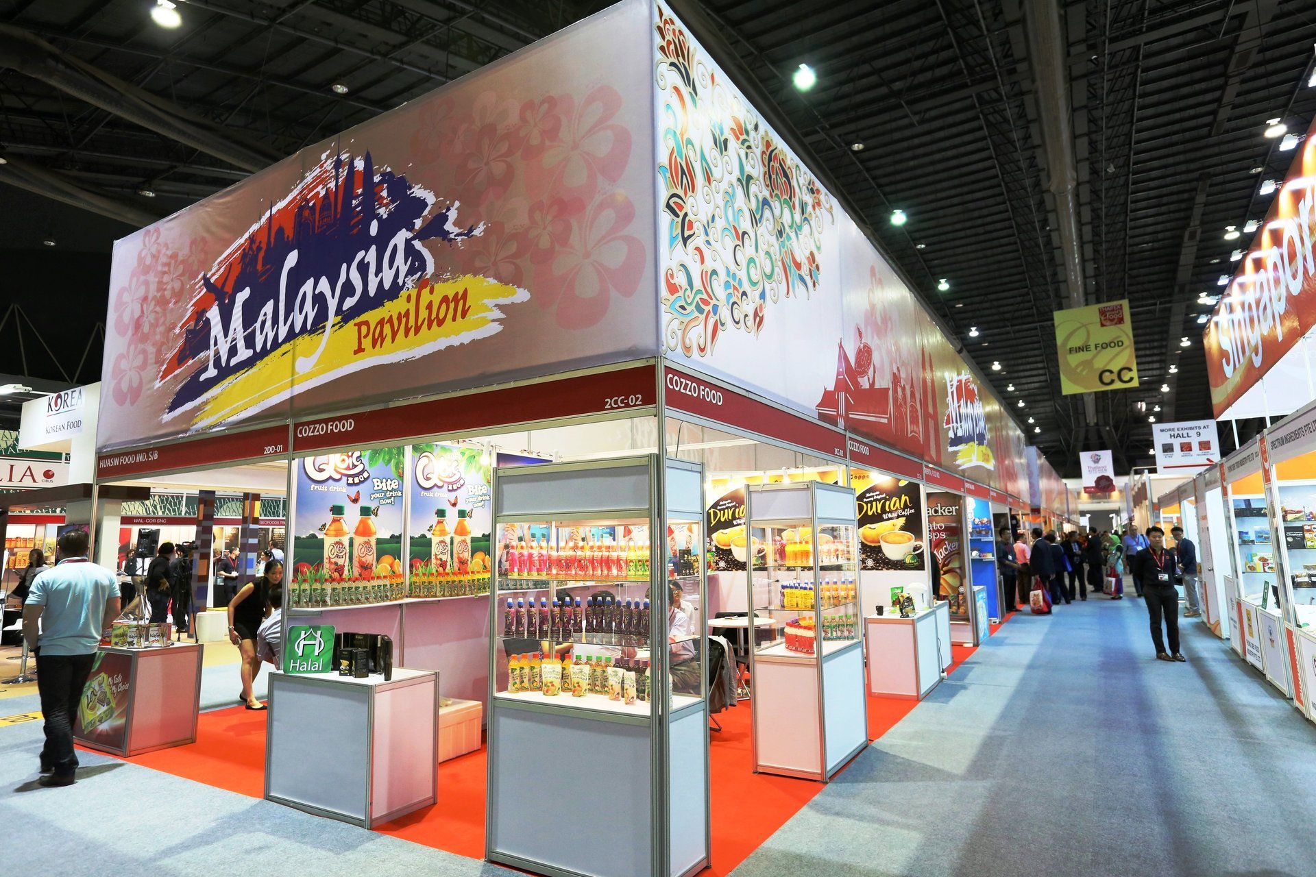 Malaysia Pavilion @ Thaifex 2015. Booth designed and built by Essential Global Fairs.