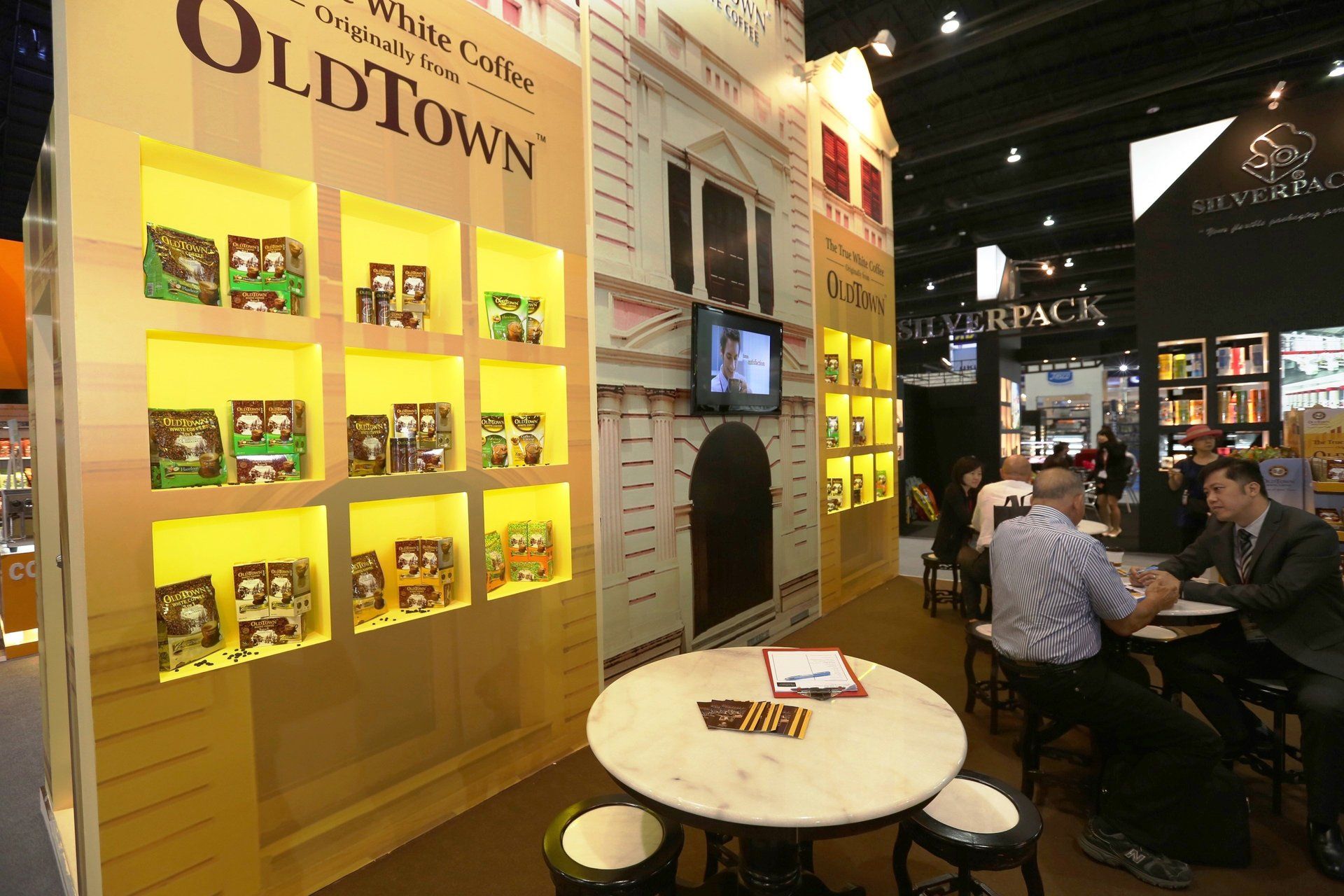 Oldtown Coffee @ Thaifex 2014. Booth designed and built by Essential Global Fairs.