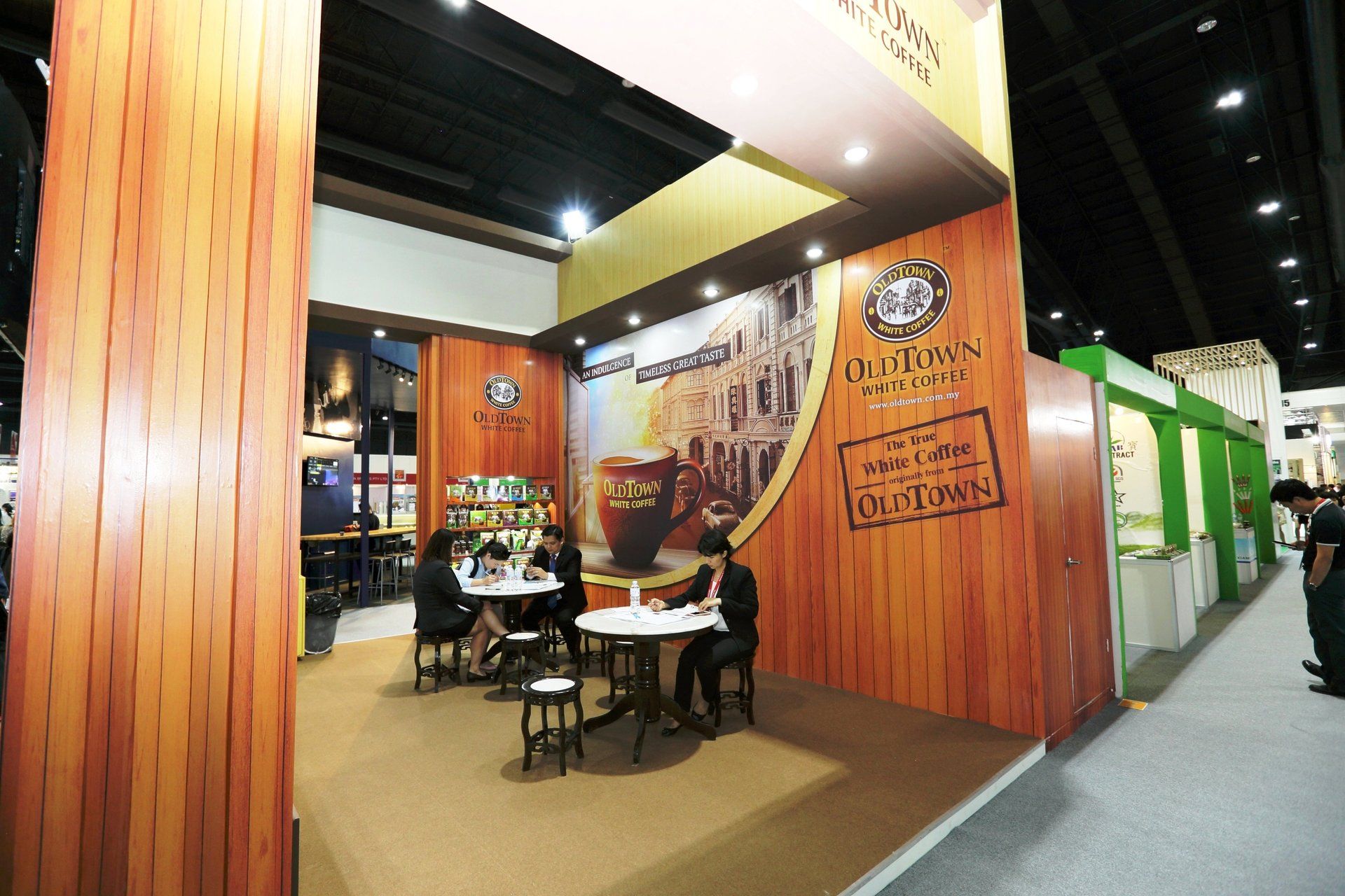 Oldtown Coffee @ Thaifex 2017. Booth designed and built by Essential Global Fairs.