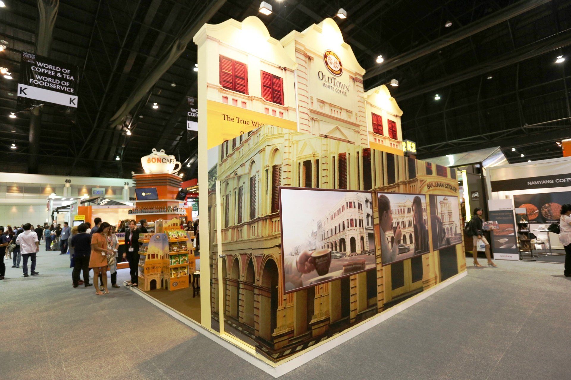 Oldtown Coffee @ Thaifex 2014. Booth designed and built by Essential Global Fairs.