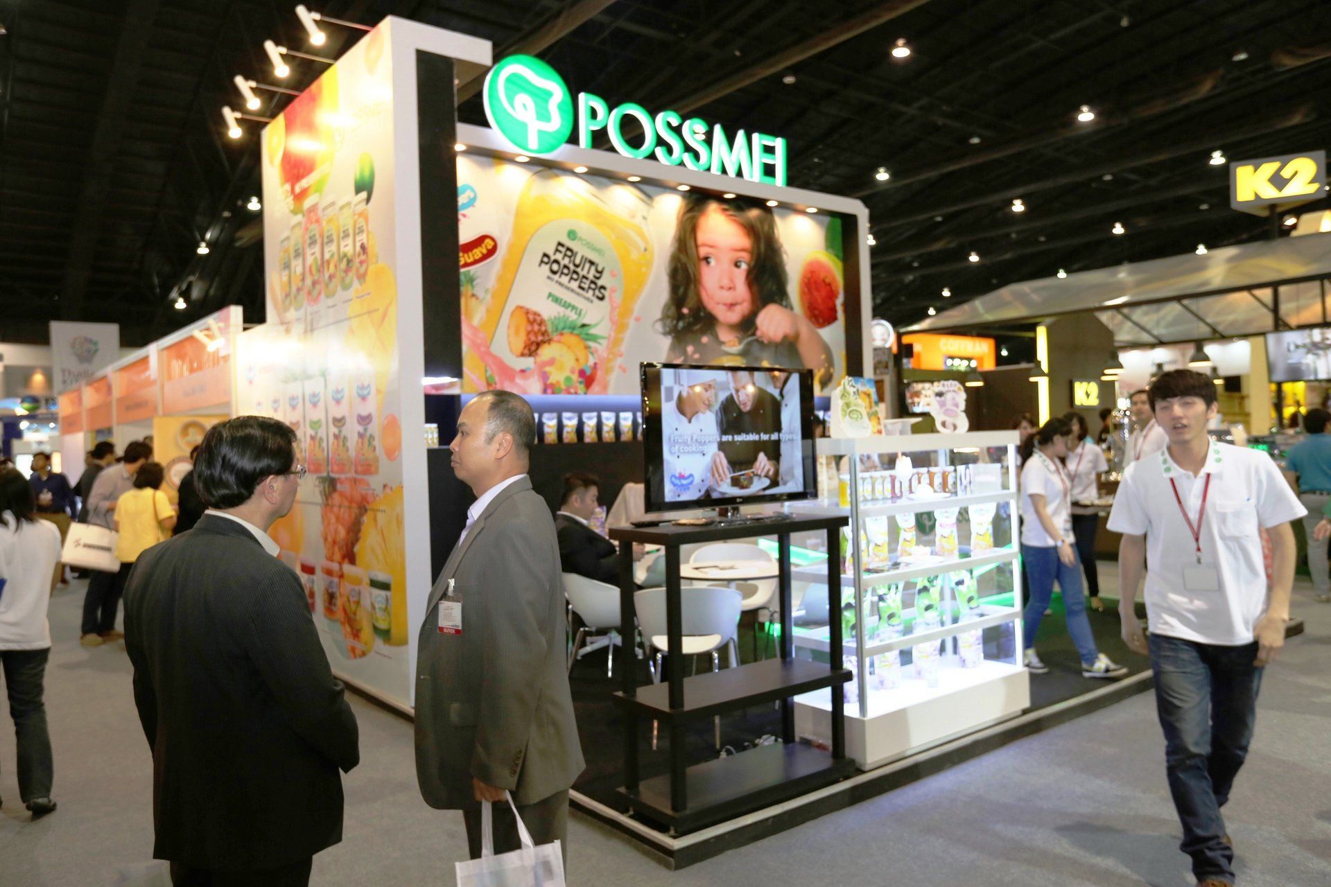 Possmei @ Thaifex 2014. Booth designed and built be Essential Global Fairs.