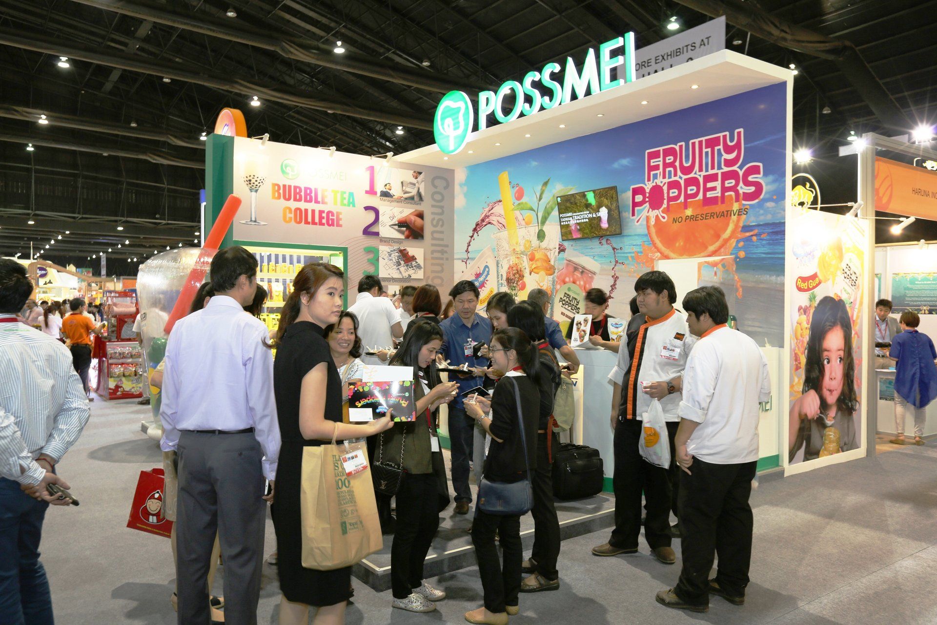 Possmei @ Thaifex 2015. Booth designed and built by Essential Global Fairs.