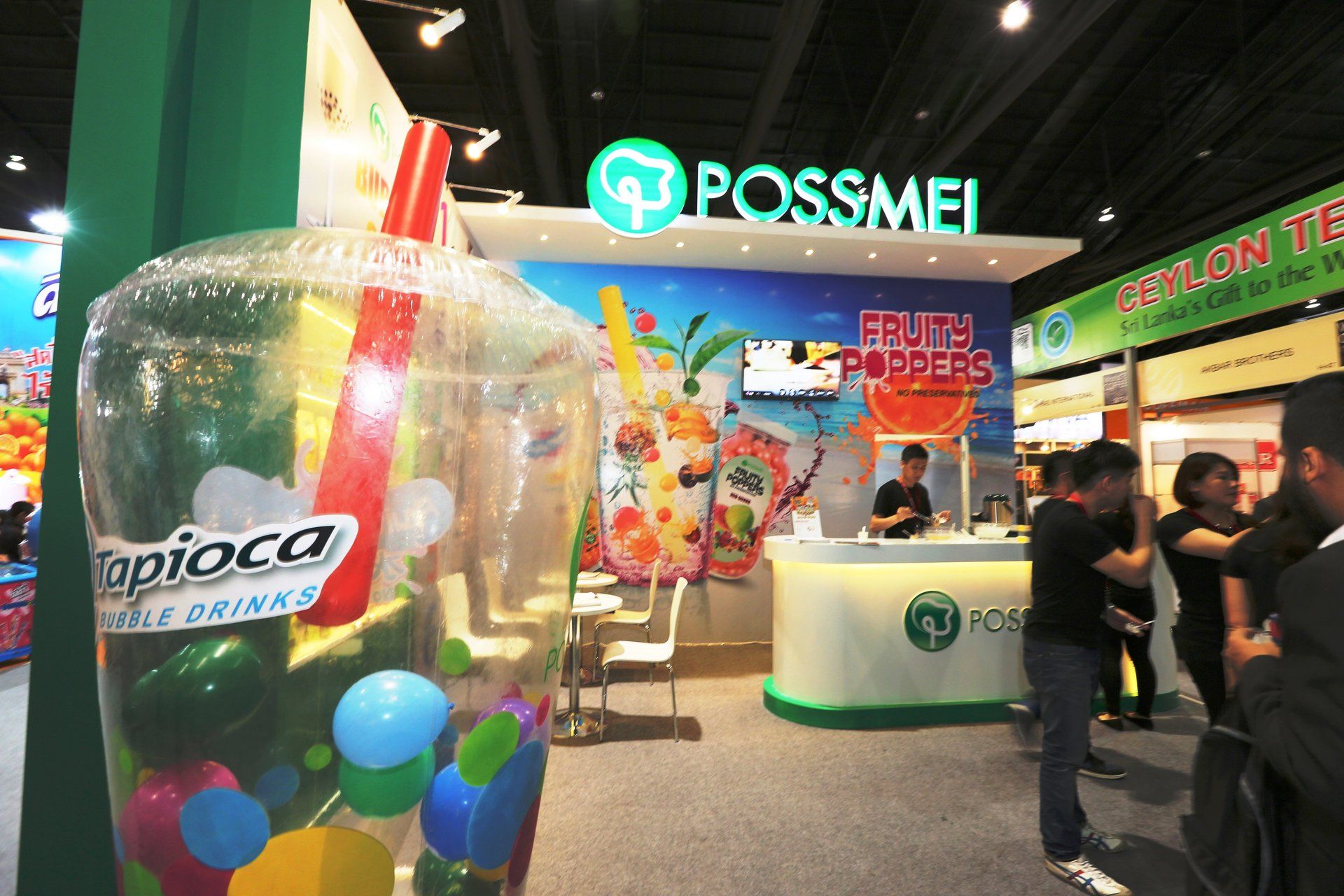 Possmei @ Thaifex 2015. Booth designed and built by Essential Global Fairs.