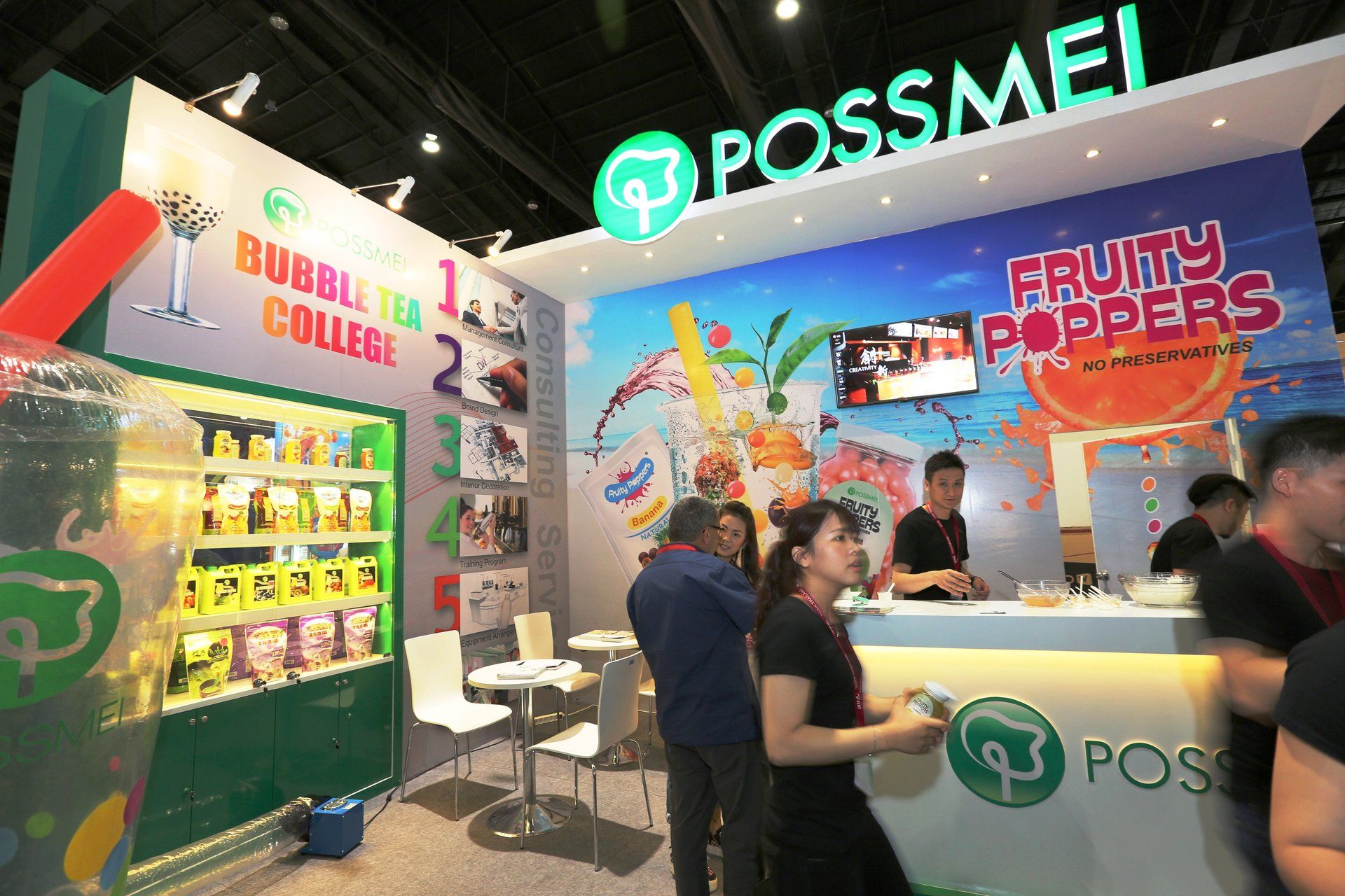 Possmei @ Thaifex 2015. Booth designed and built by Essential Global Fairs.