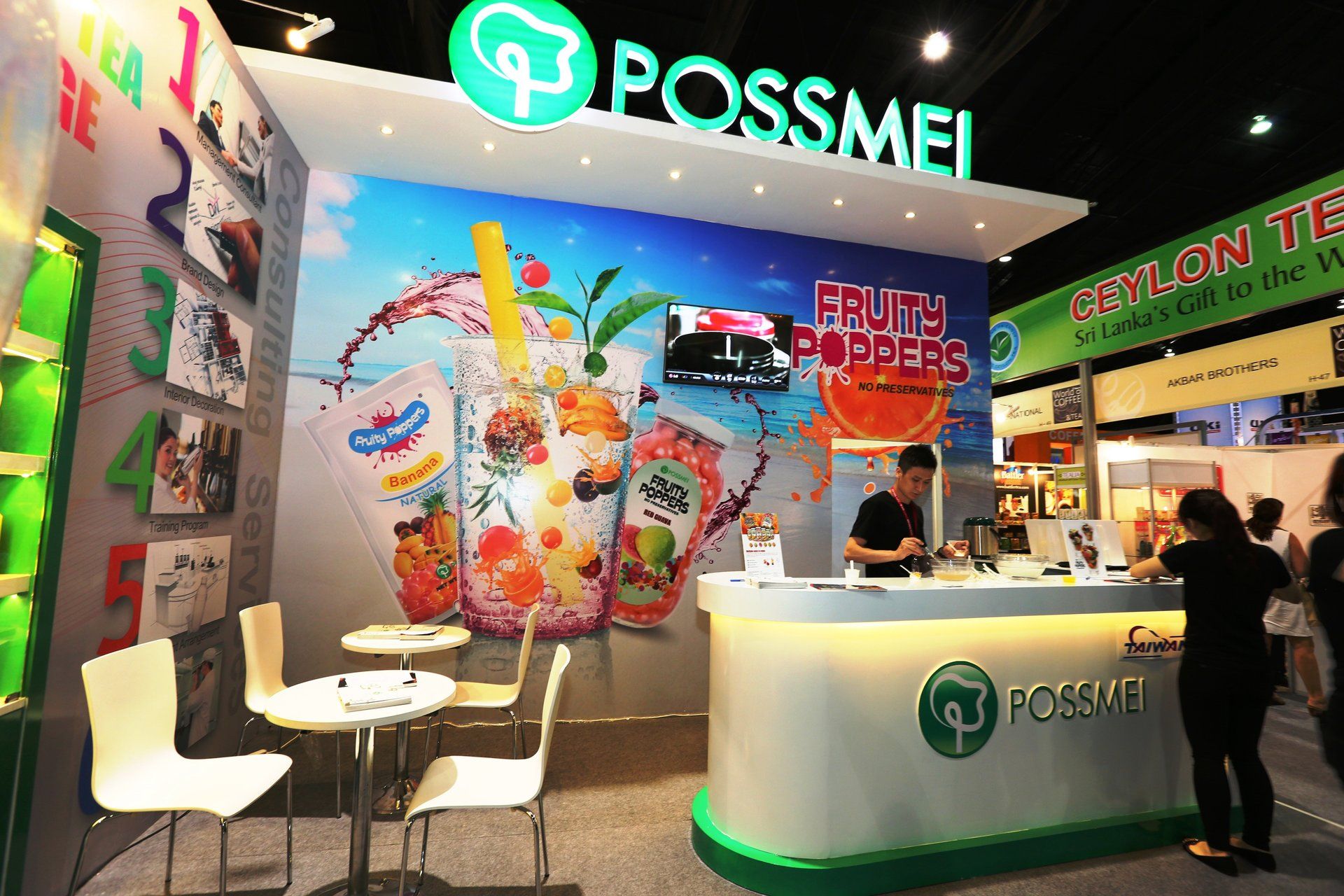 Possmei @ Thaifex 2015. Booth designed and built by Essential Global Fairs.