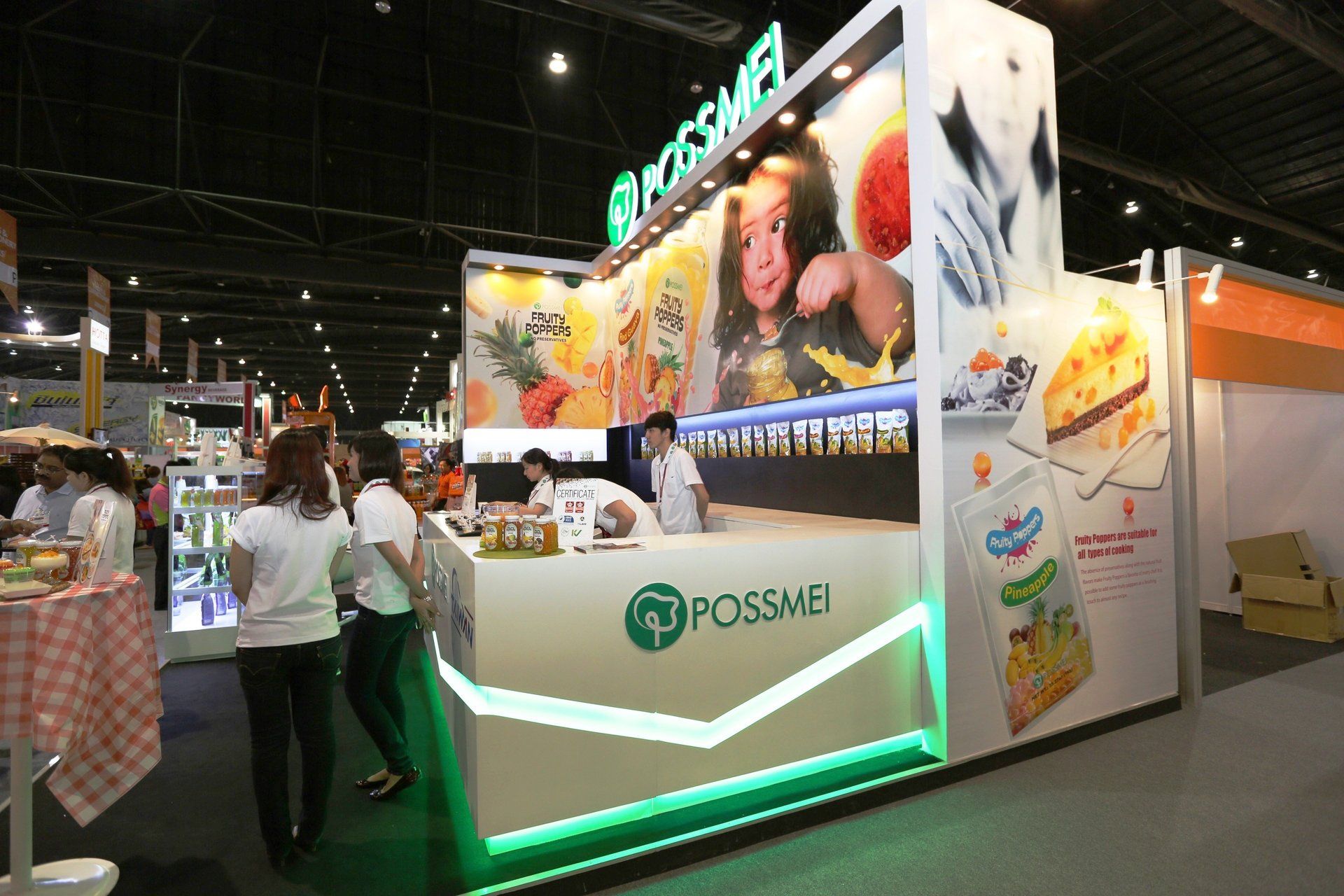 Possmei @ Thaifex 2014. Booth designed and built be Essential Global Fairs.
