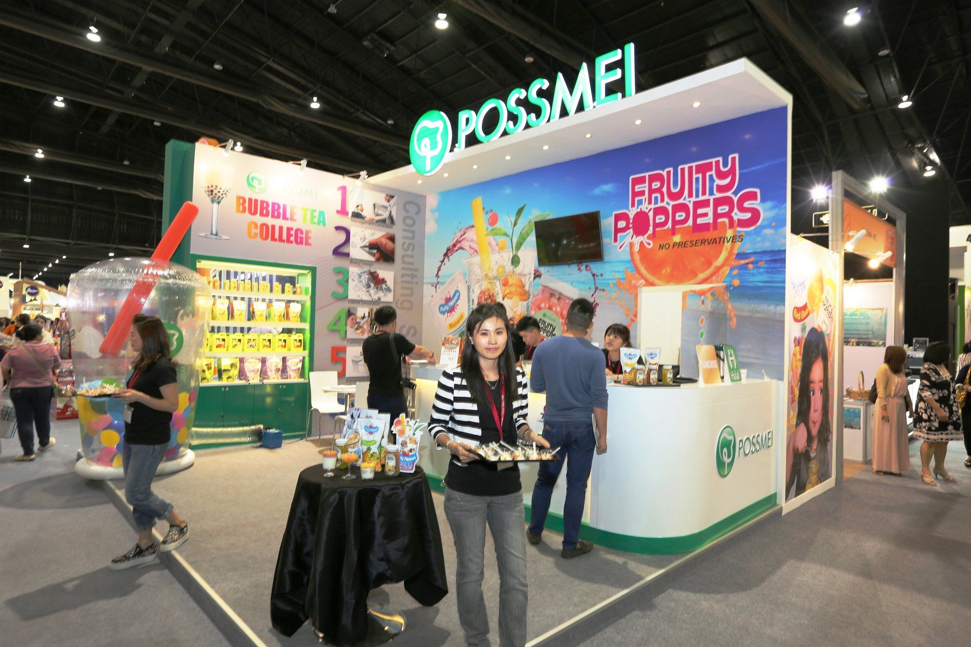 Possmei International @ Thaifex 2015. Booth designed and built by Essential Global Fairs.