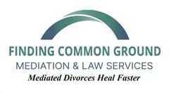 The logo for Finding Common Ground Mediation and Law Services.