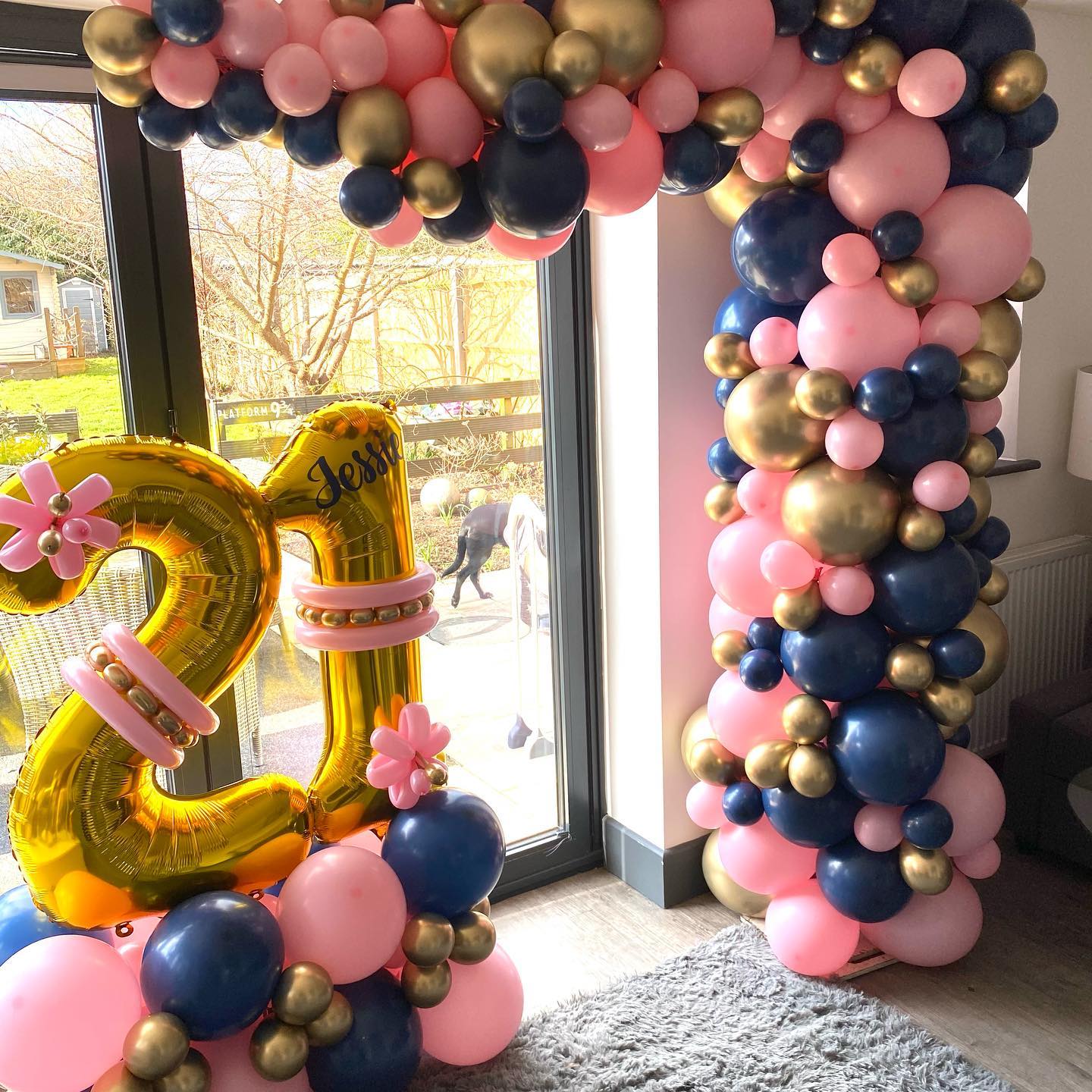 Balloon display Party Creations Southampton